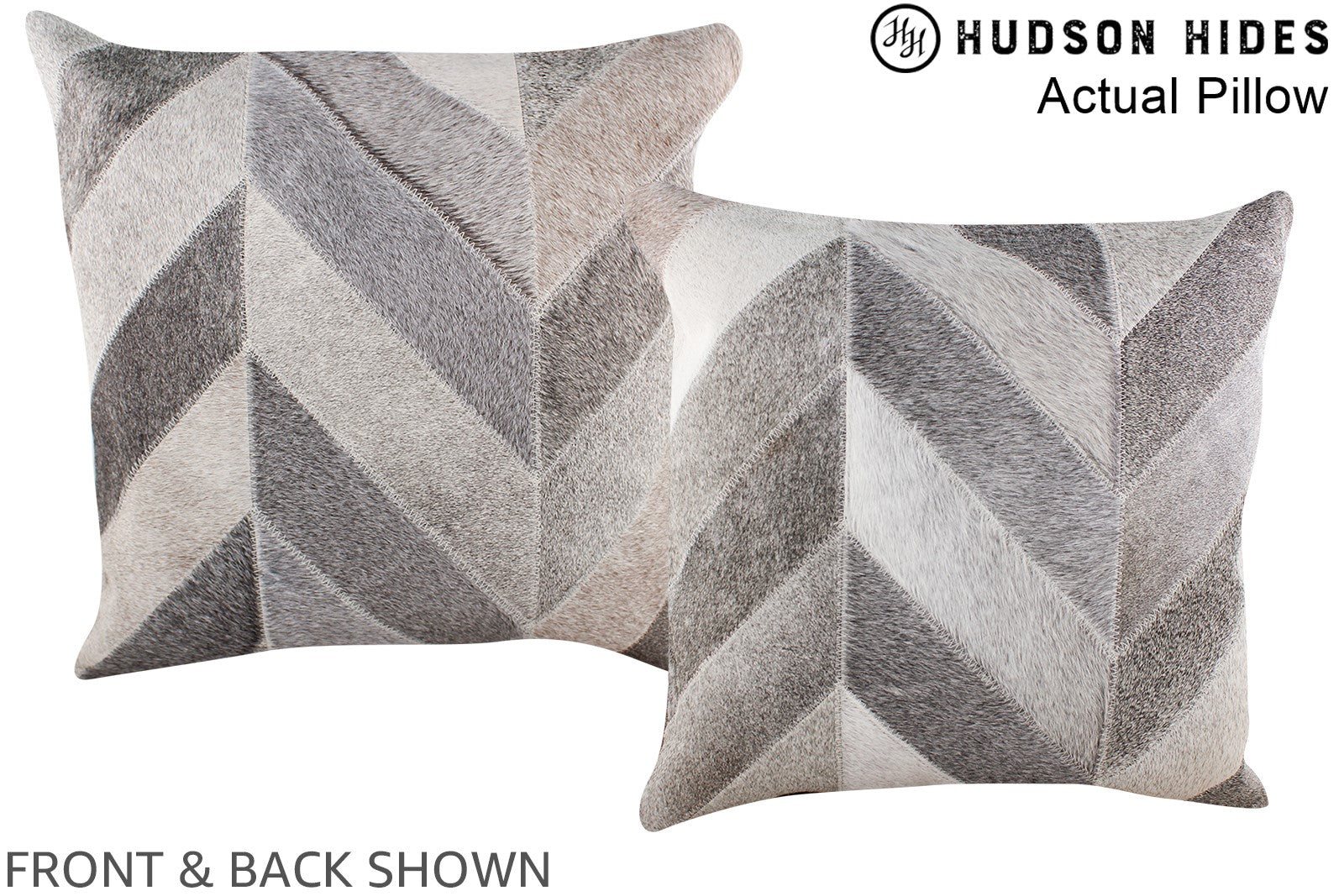 Patchwork Cowhide Pillow #A14363