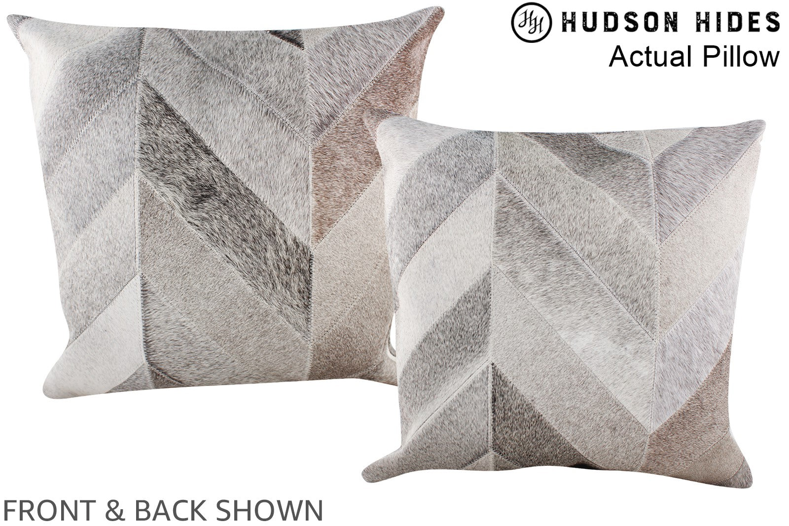 Patchwork Cowhide Pillow #A14367