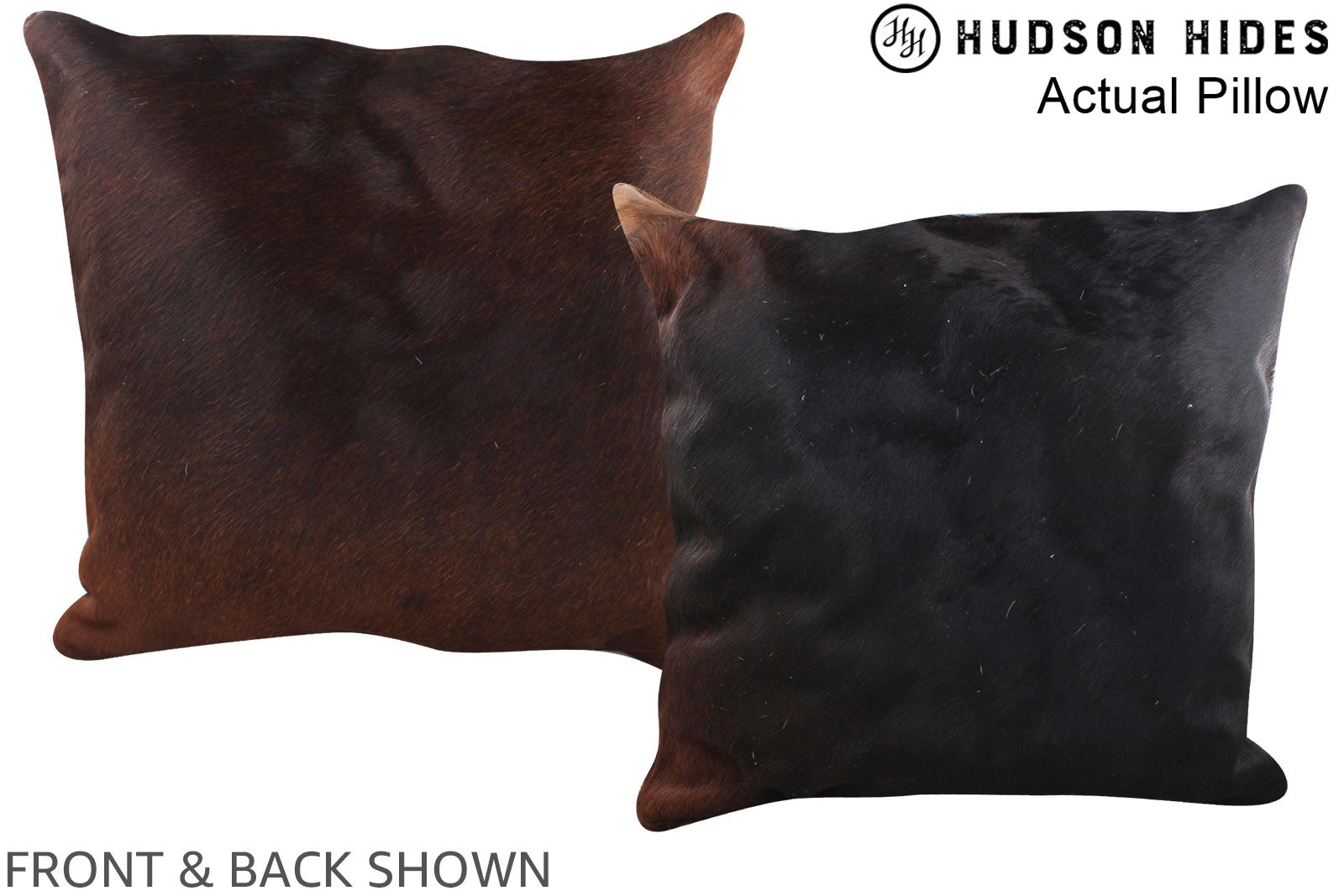 Chocolate Cowhide Pillow #A14371