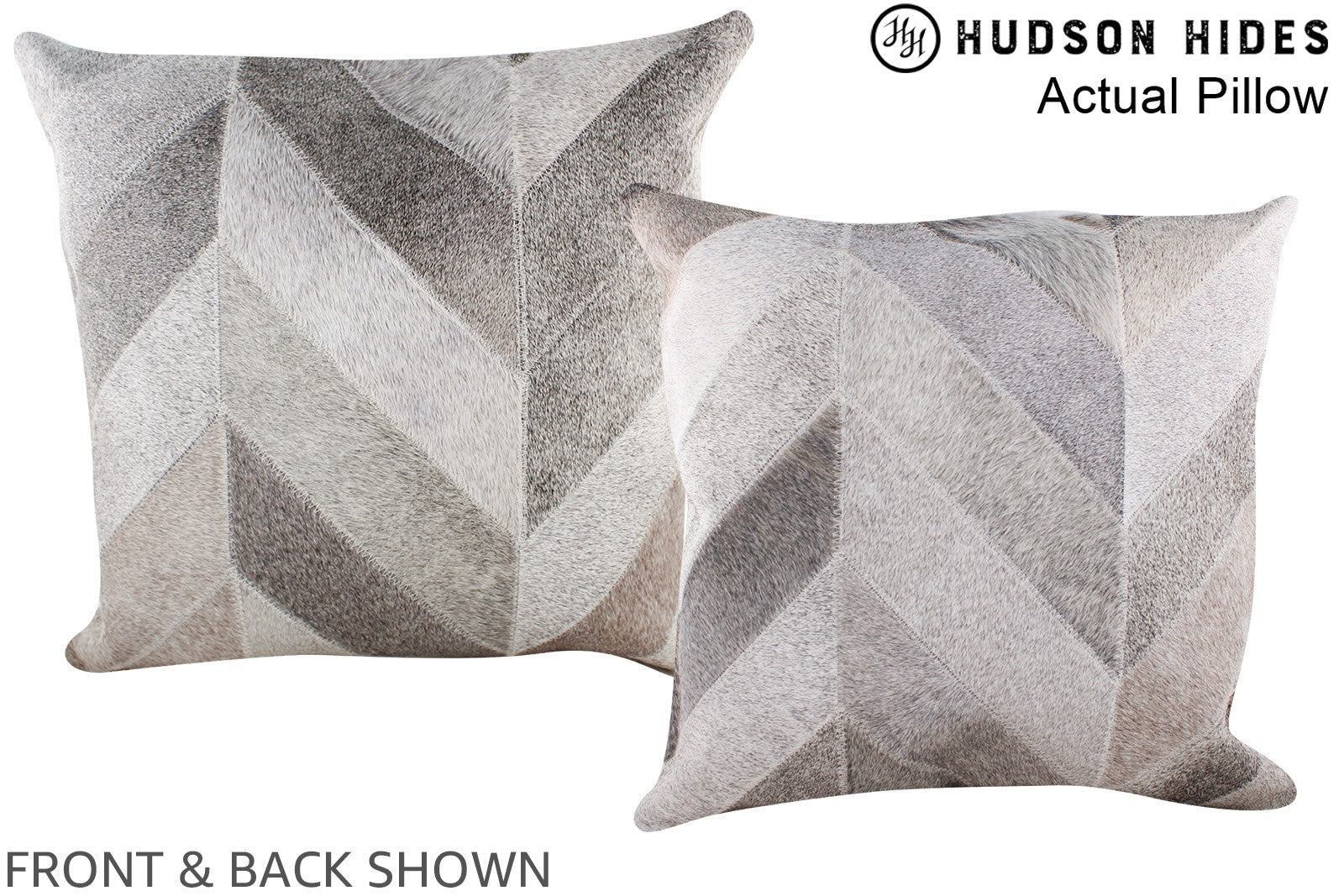 Patchwork Cowhide Pillow #A14373