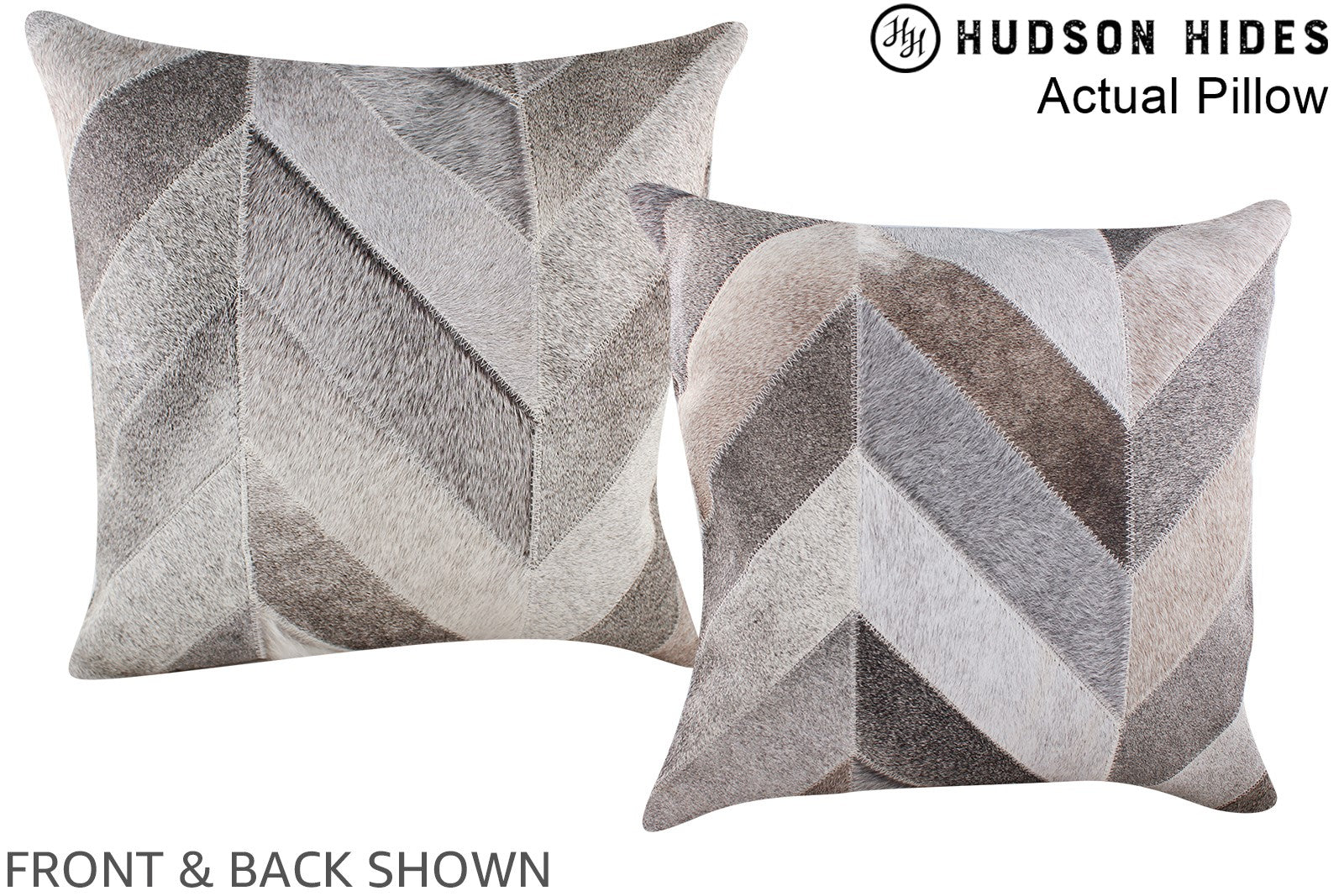 Patchwork Cowhide Pillow #A14383