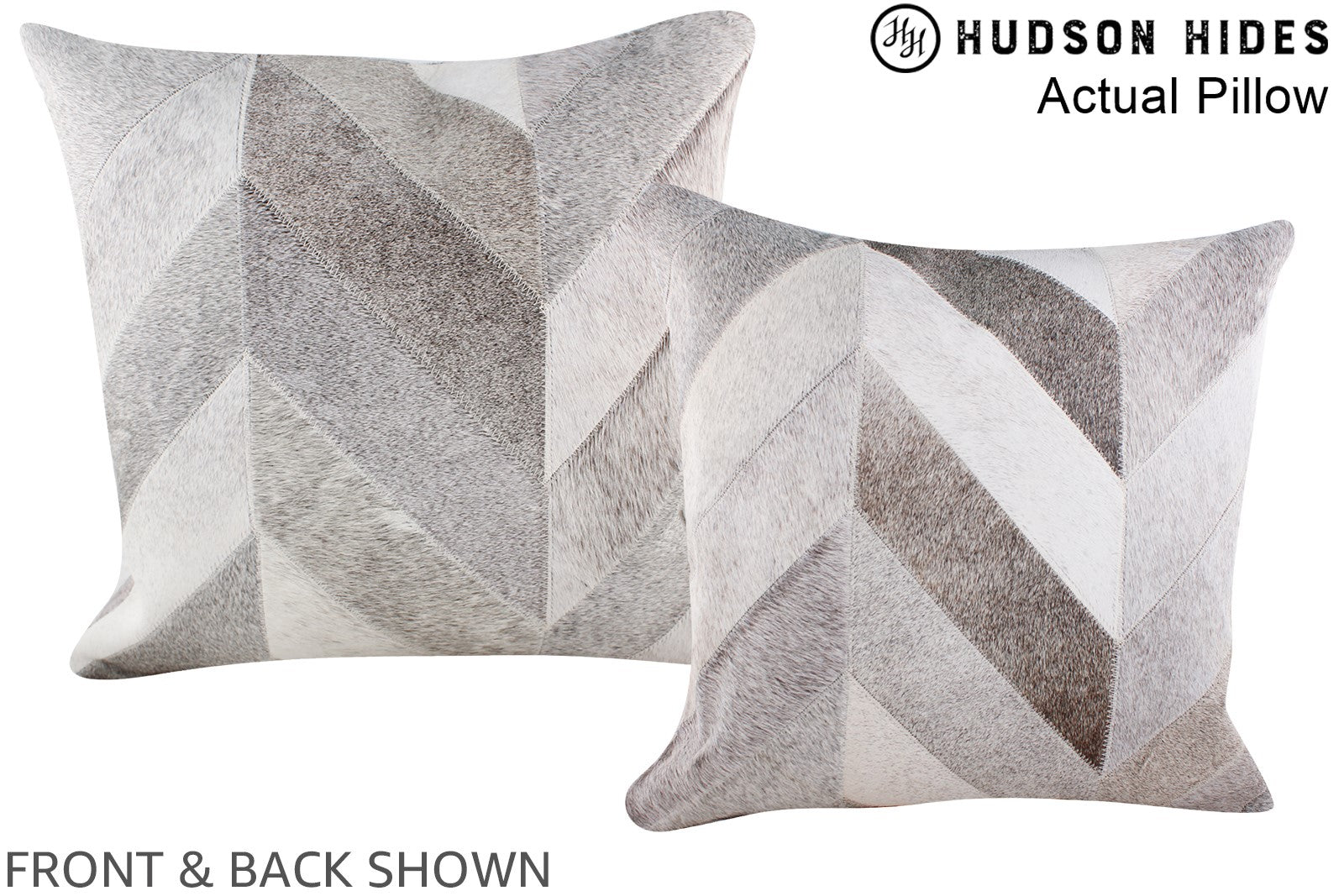 Patchwork Cowhide Pillow #A14400