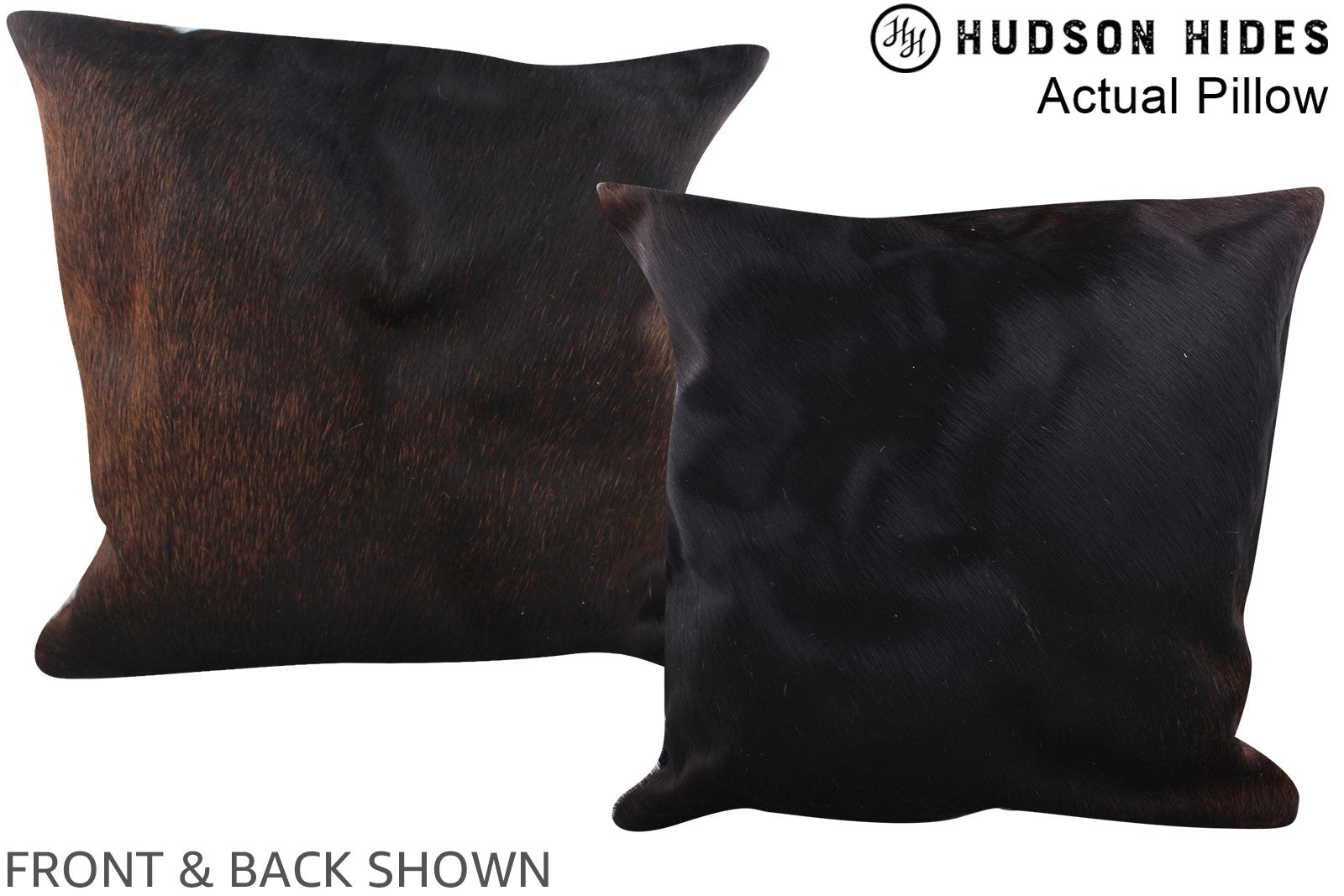 Chocolate Cowhide Pillow #A14402