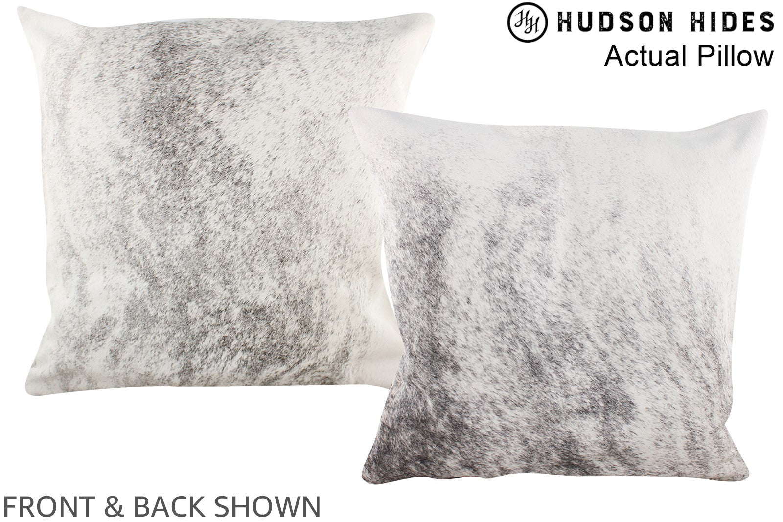 Grey Cowhide Pillow #A14421