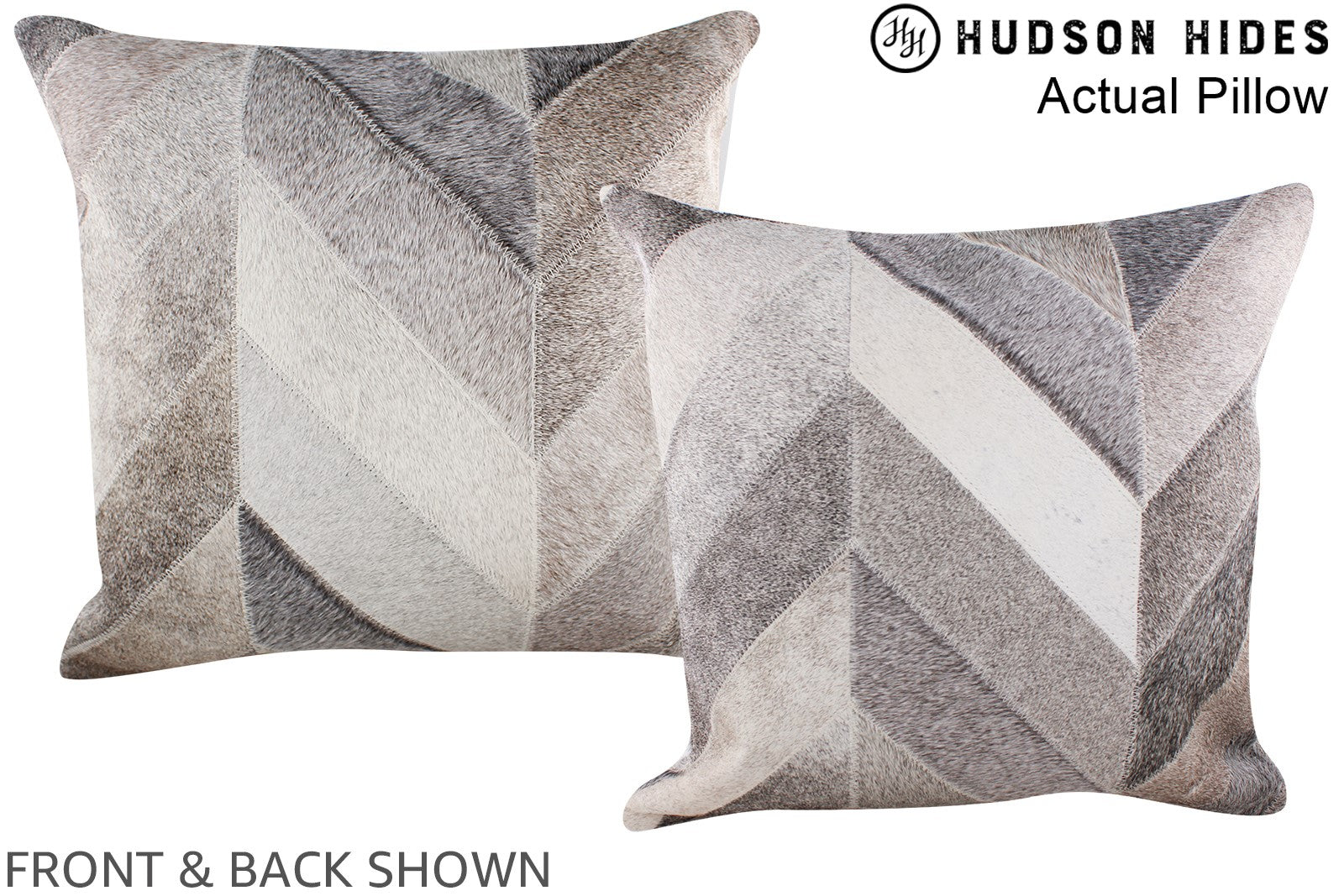 Patchwork Cowhide Pillow #A14446