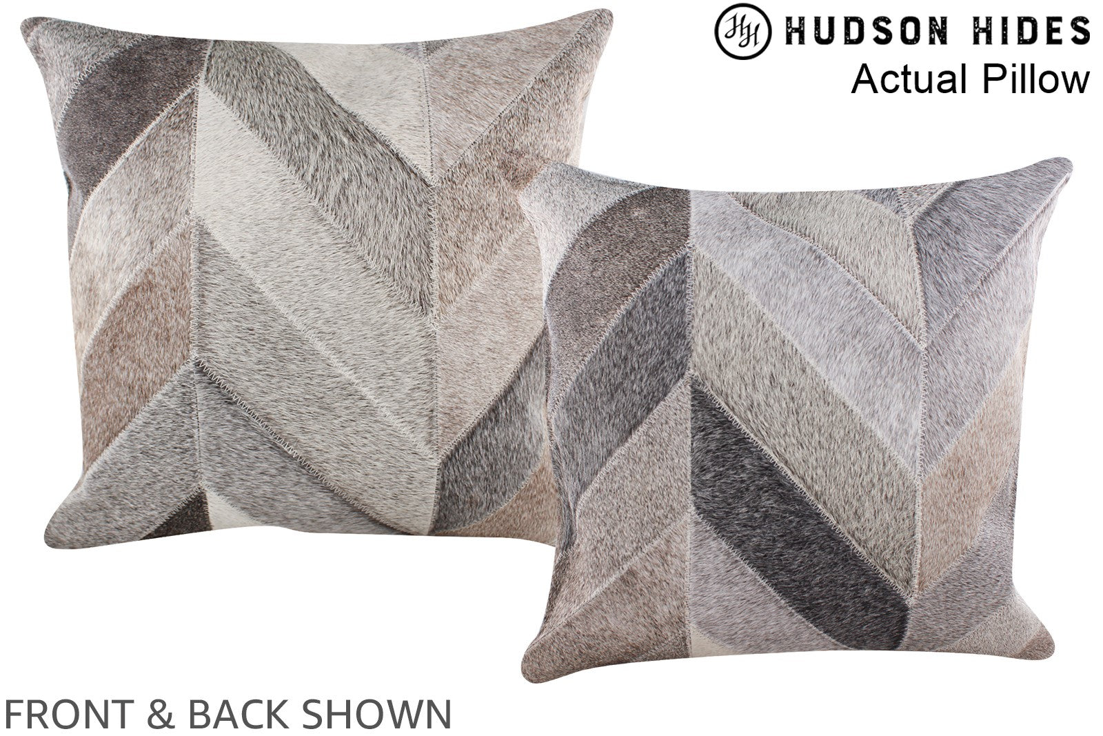 Patchwork Cowhide Pillow #A14452