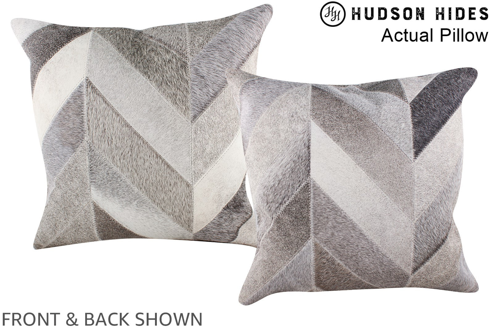 Patchwork Cowhide Pillow #A14454