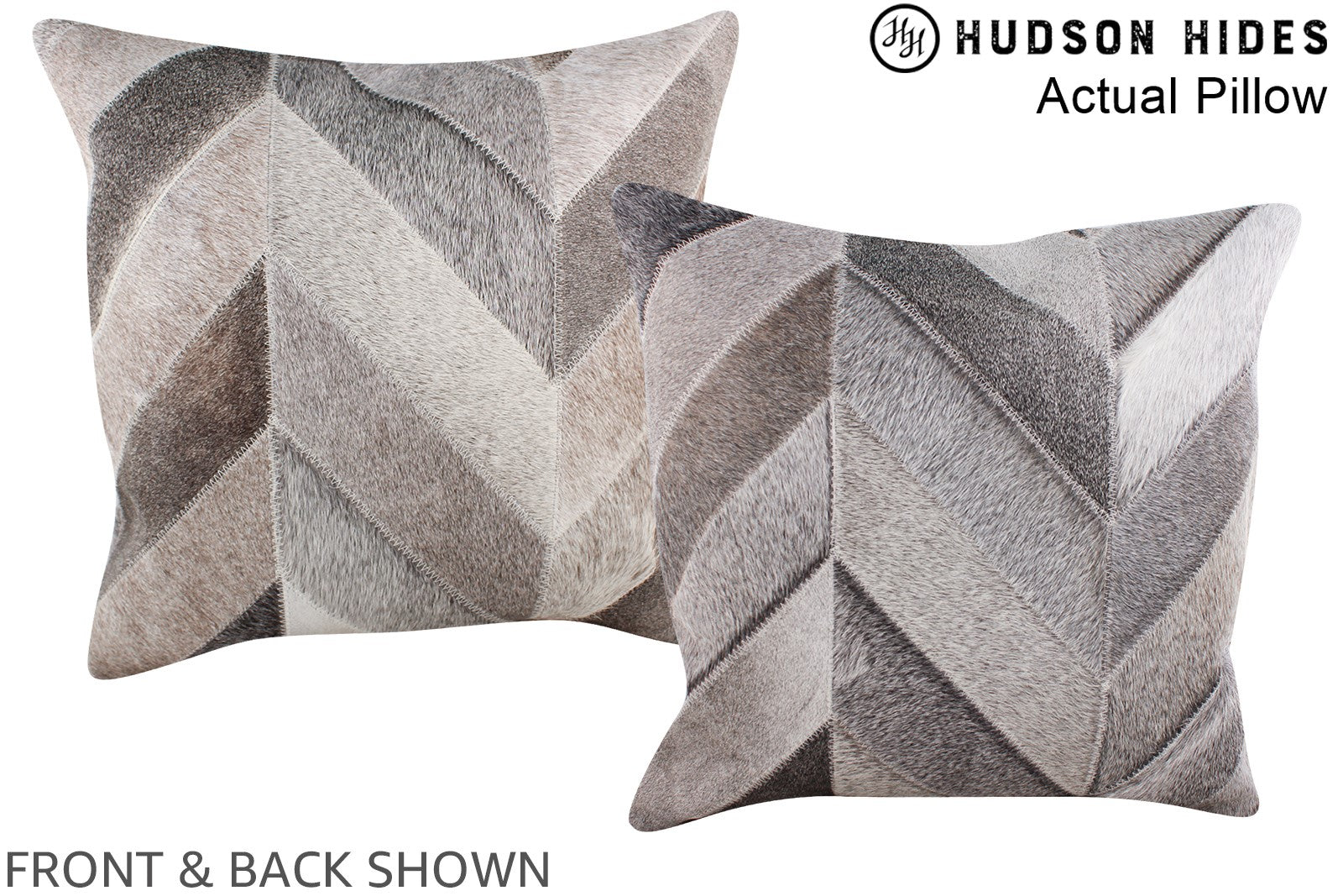 Patchwork Cowhide Pillow #A14456