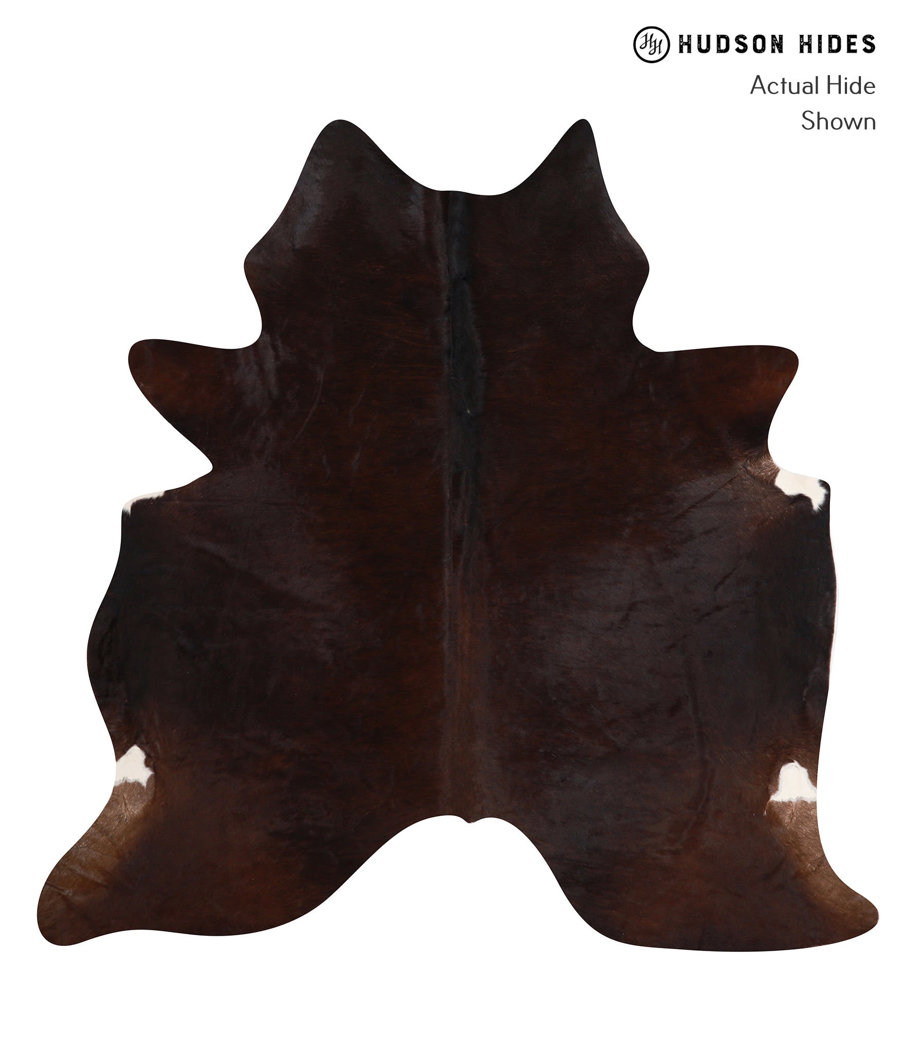 Chocolate Cowhide Rug #A10110