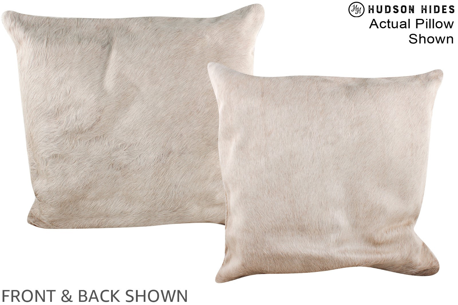 Champagne Cowhide Pillow #A14854