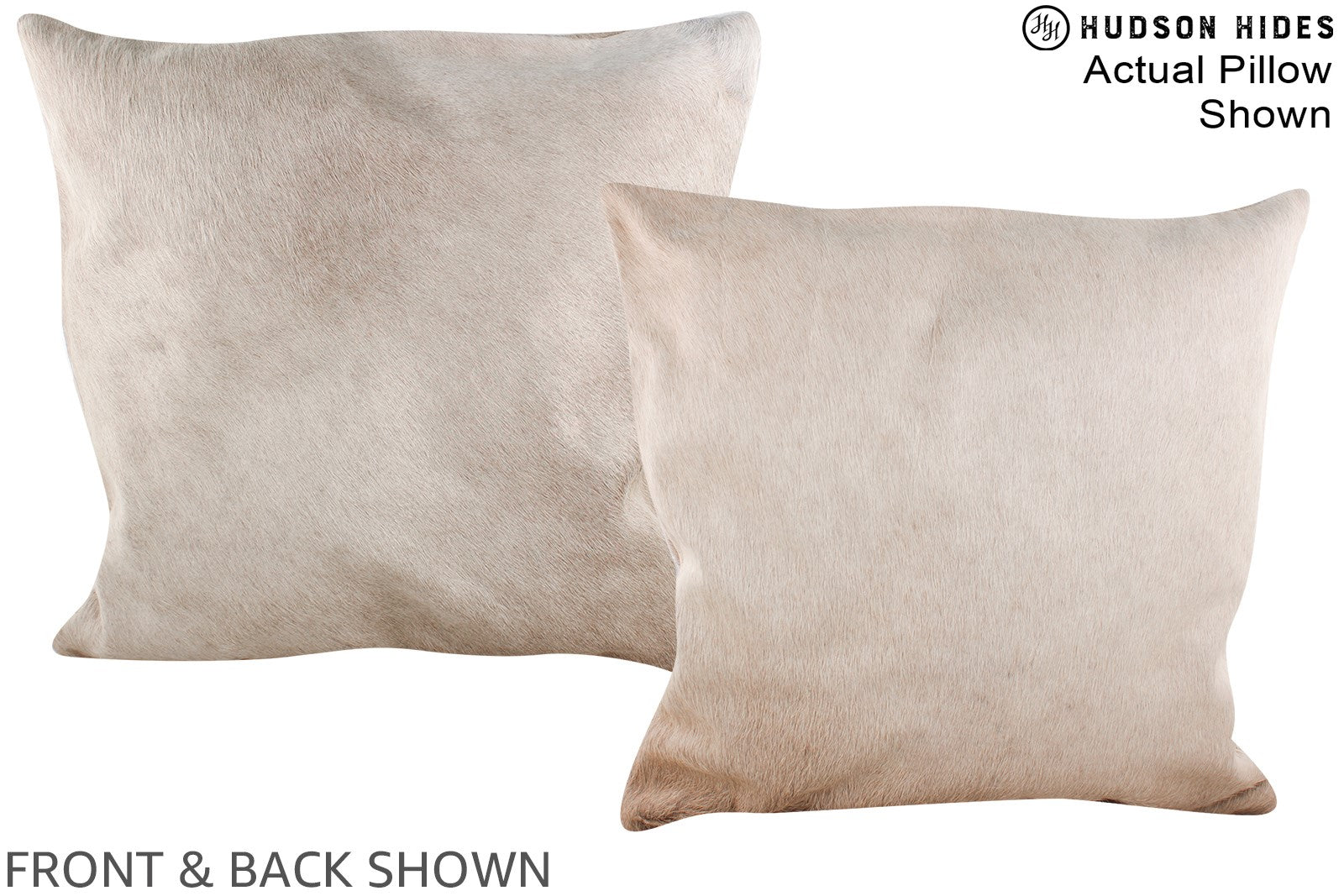 Champagne Cowhide Pillow #A14885