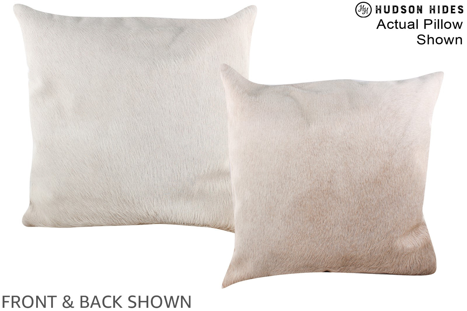 Champagne Cowhide Pillow #A14886