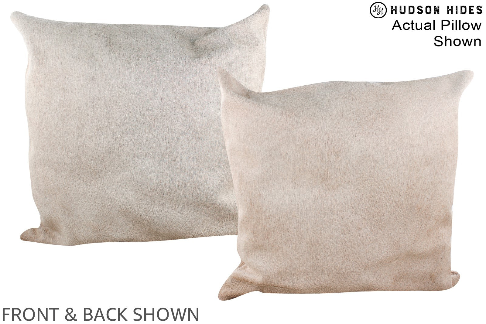 Champagne Cowhide Pillow #A14891