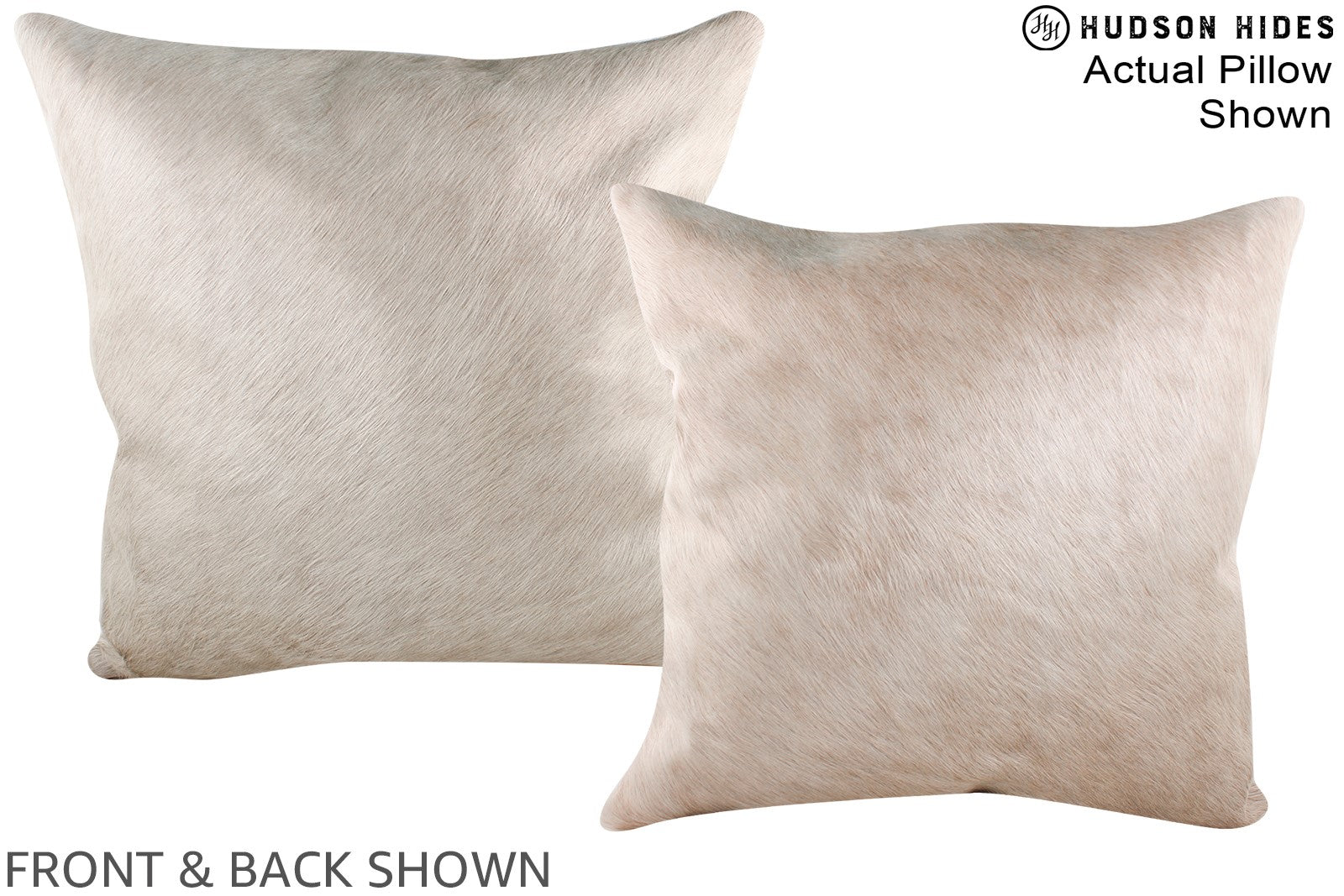 Champagne Cowhide Pillow #A14905