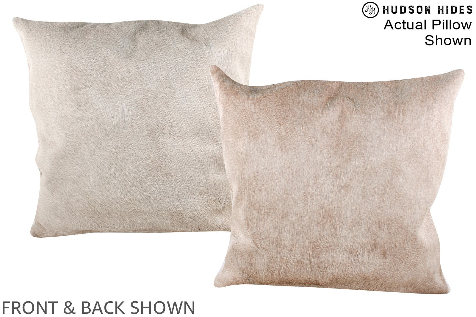 Champagne Cowhide Pillow #A14907