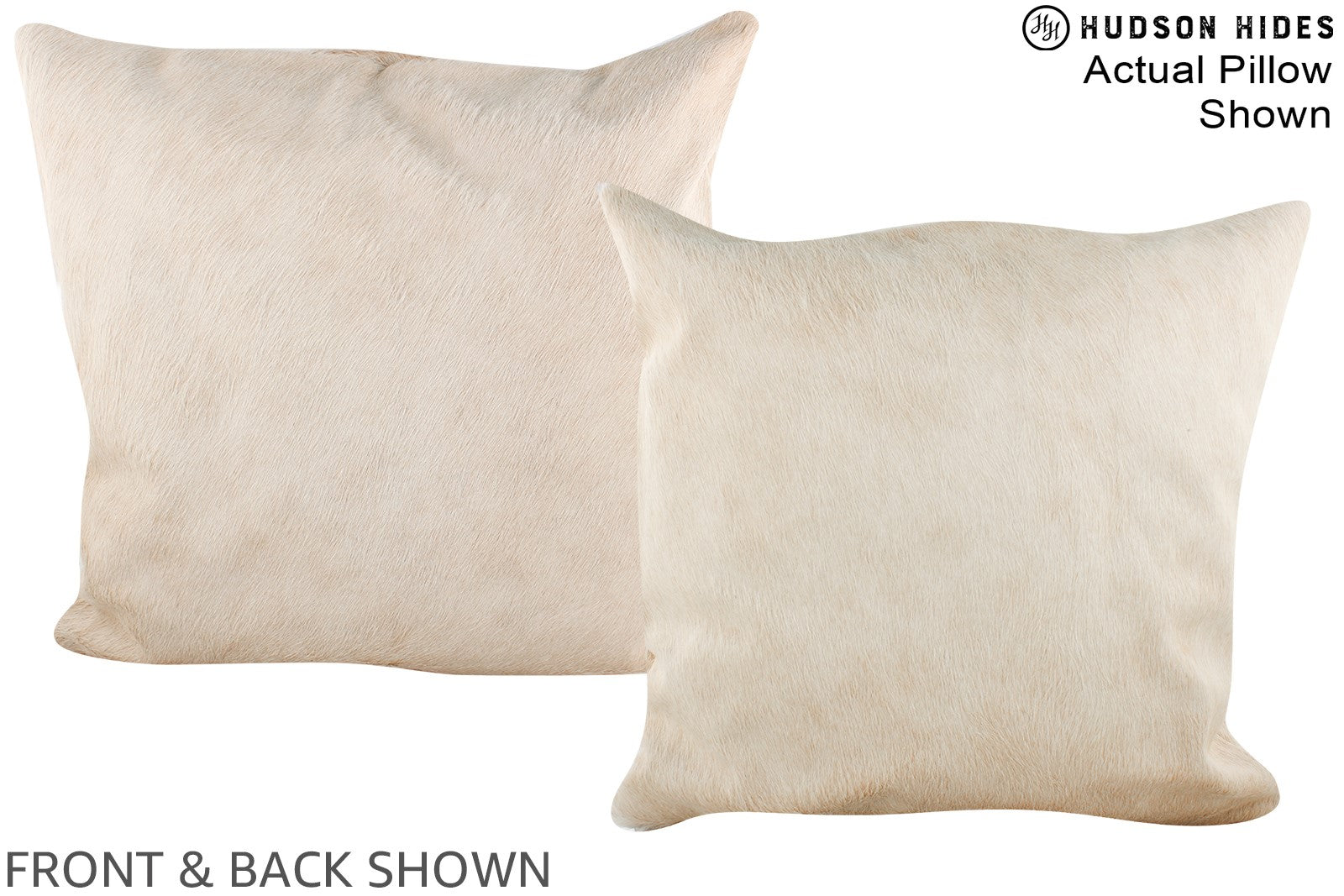 Champagne Cowhide Pillow #A14934