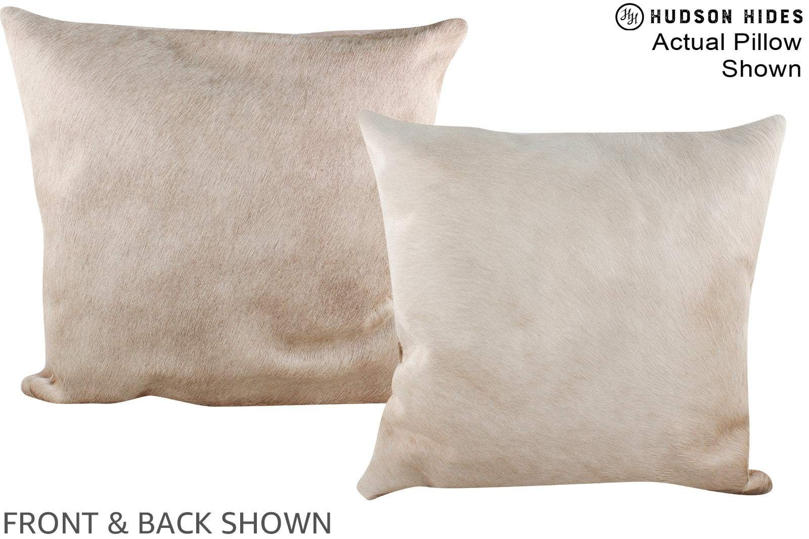 Champagne Cowhide Pillow #A15003