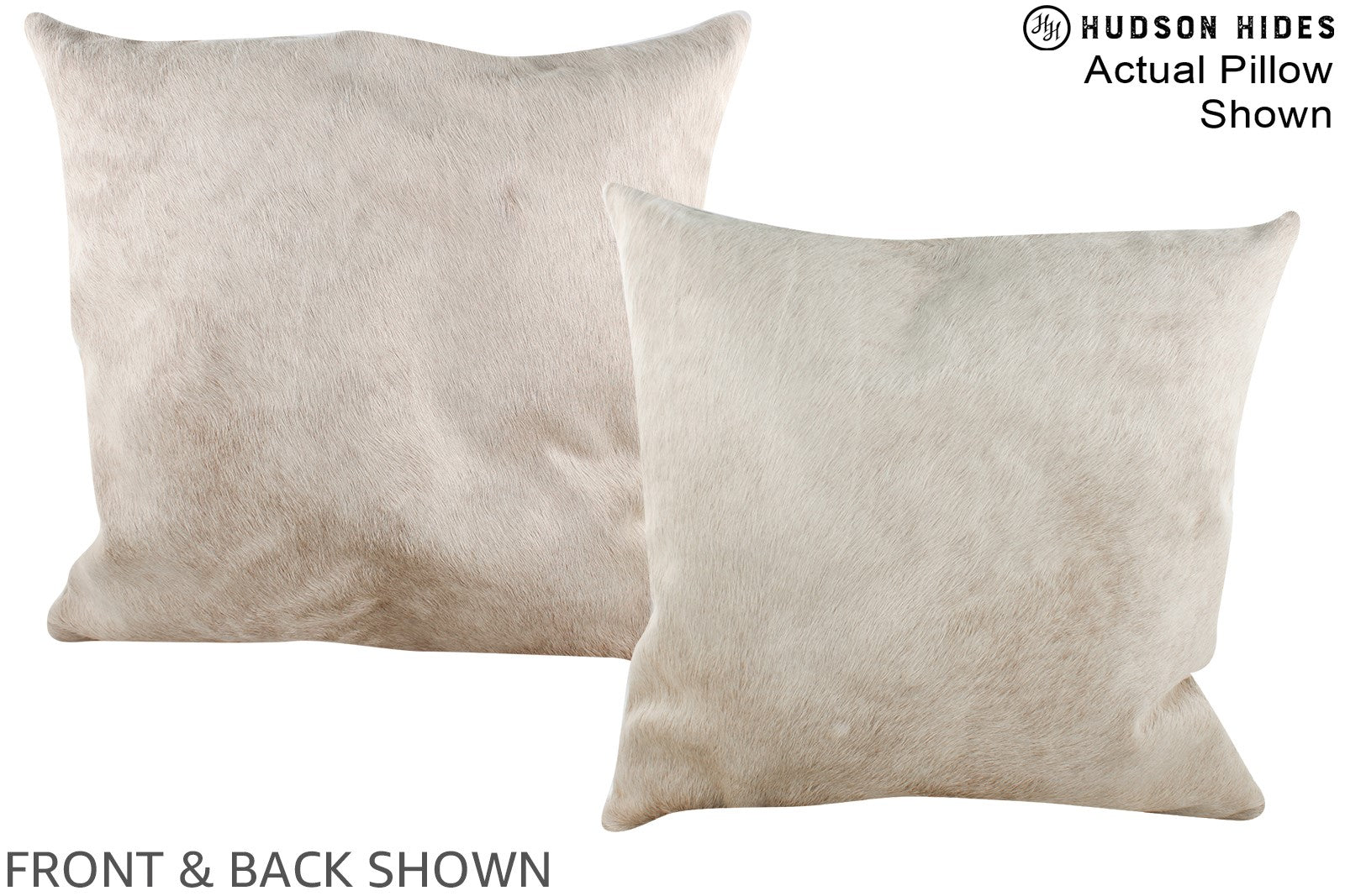 Champagne Cowhide Pillow #A15014