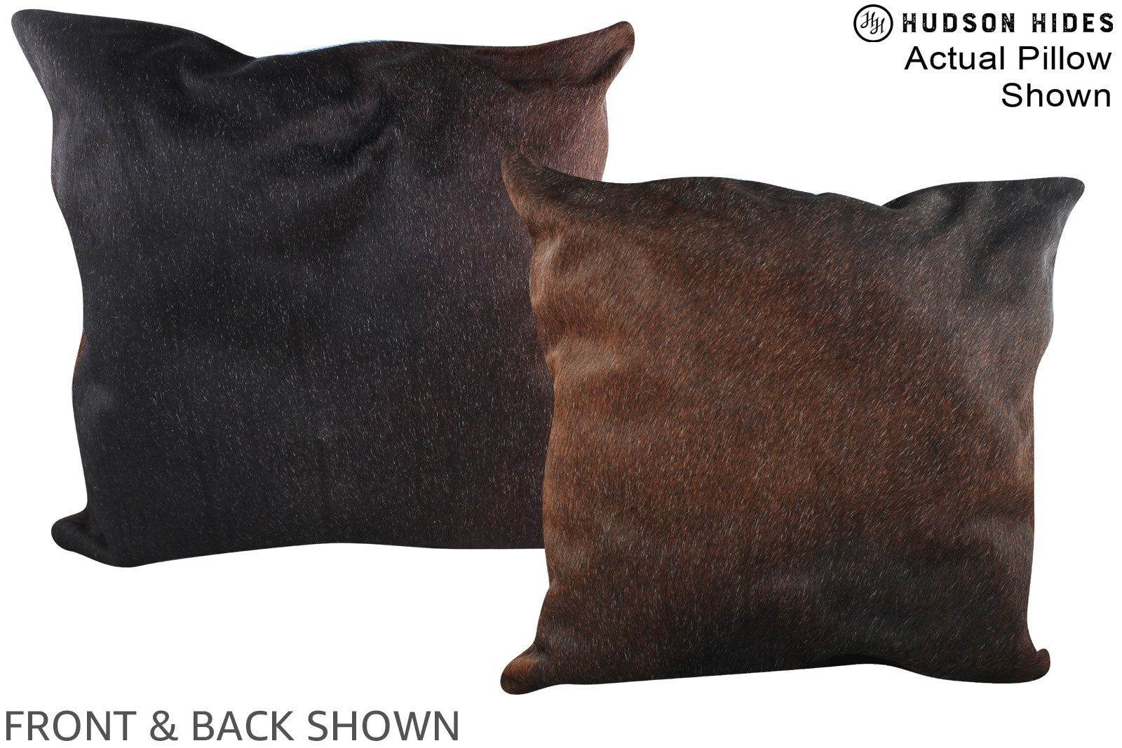 Chocolate Cowhide Pillow #A15037