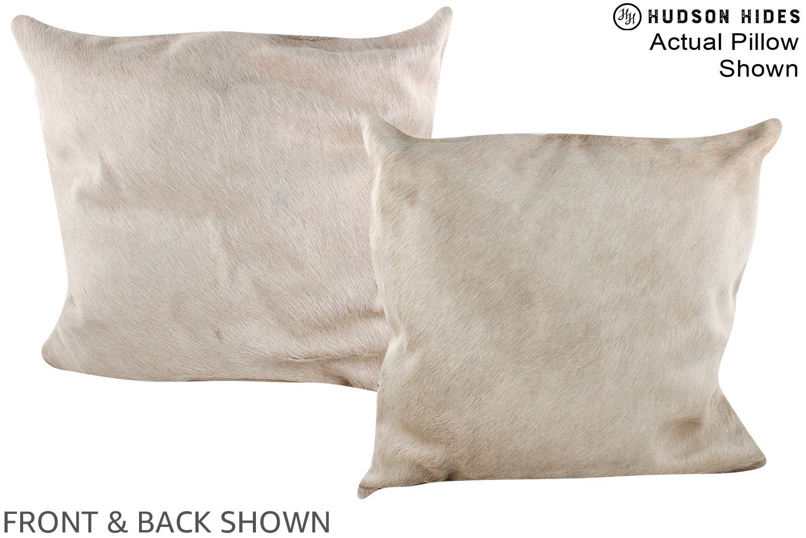 Champagne Cowhide Pillow #A15045