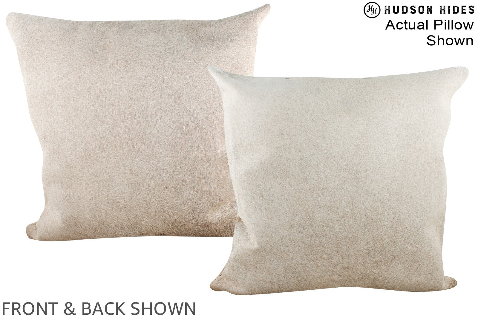 Champagne Cowhide Pillow #A15055