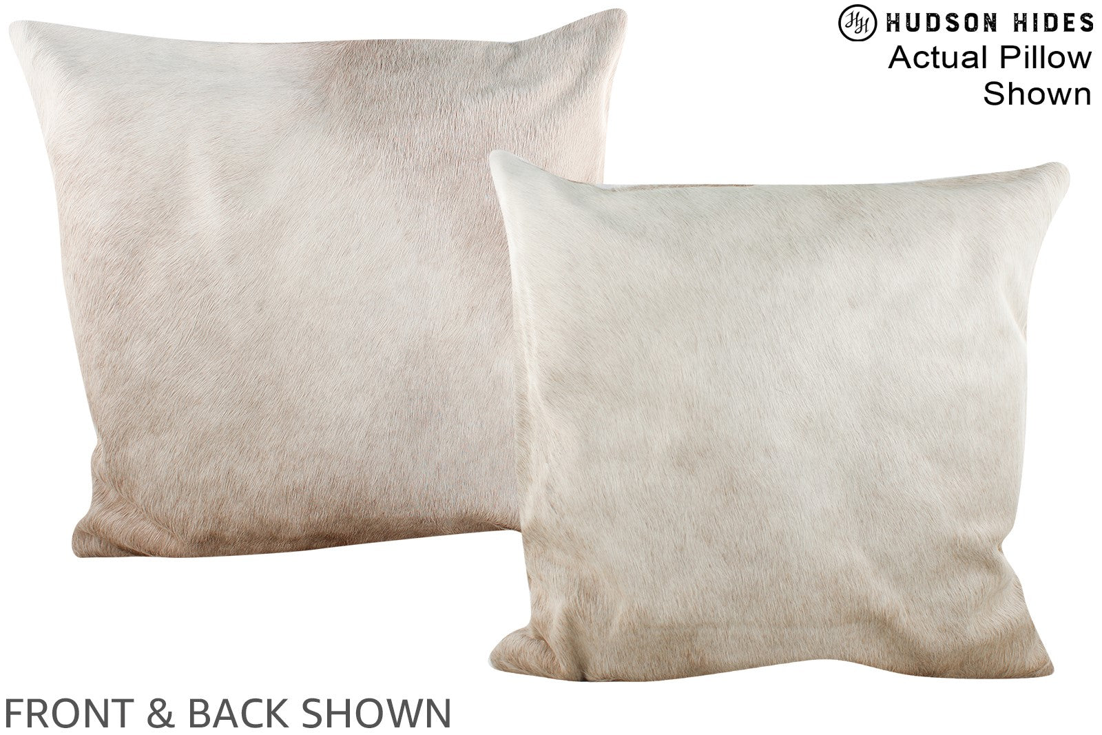 Champagne Cowhide Pillow #A15059