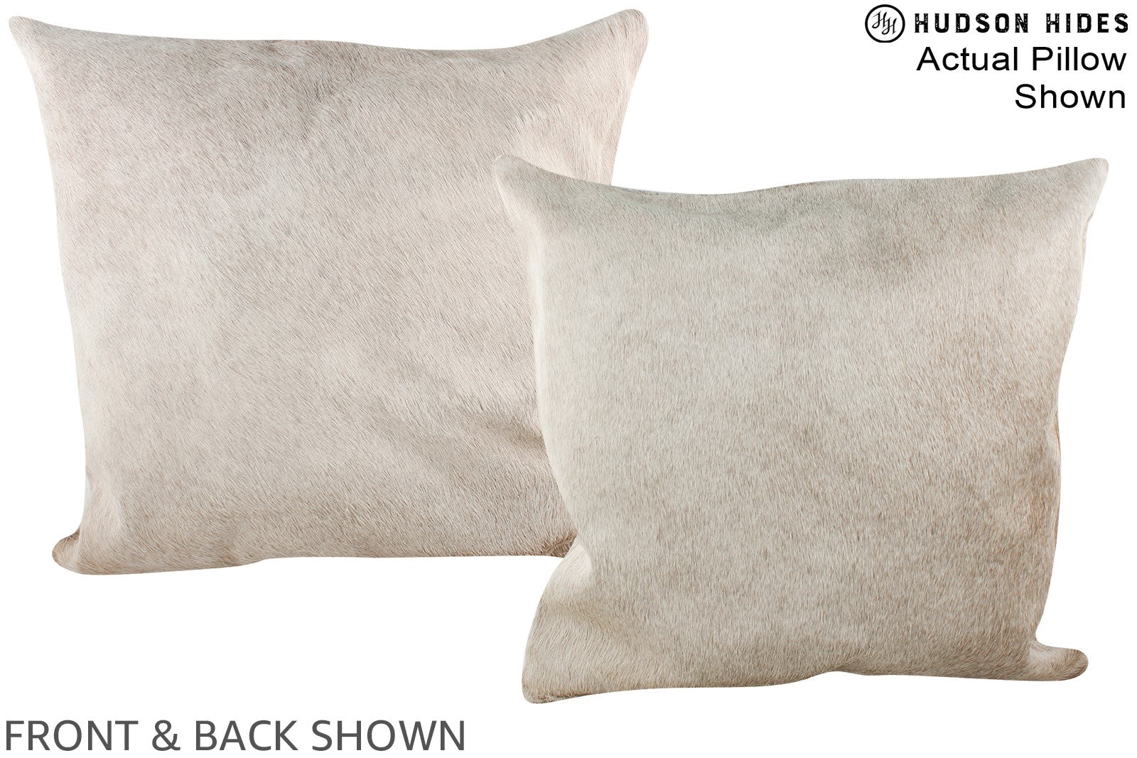 Champagne Cowhide Pillow #A15073