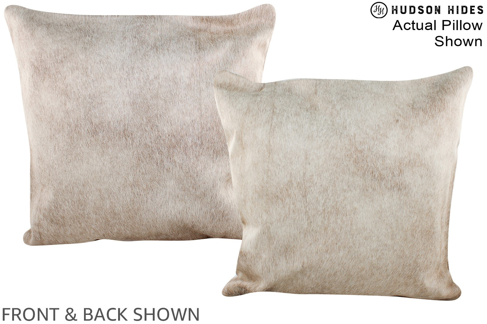 Champagne Cowhide Pillow #A15088