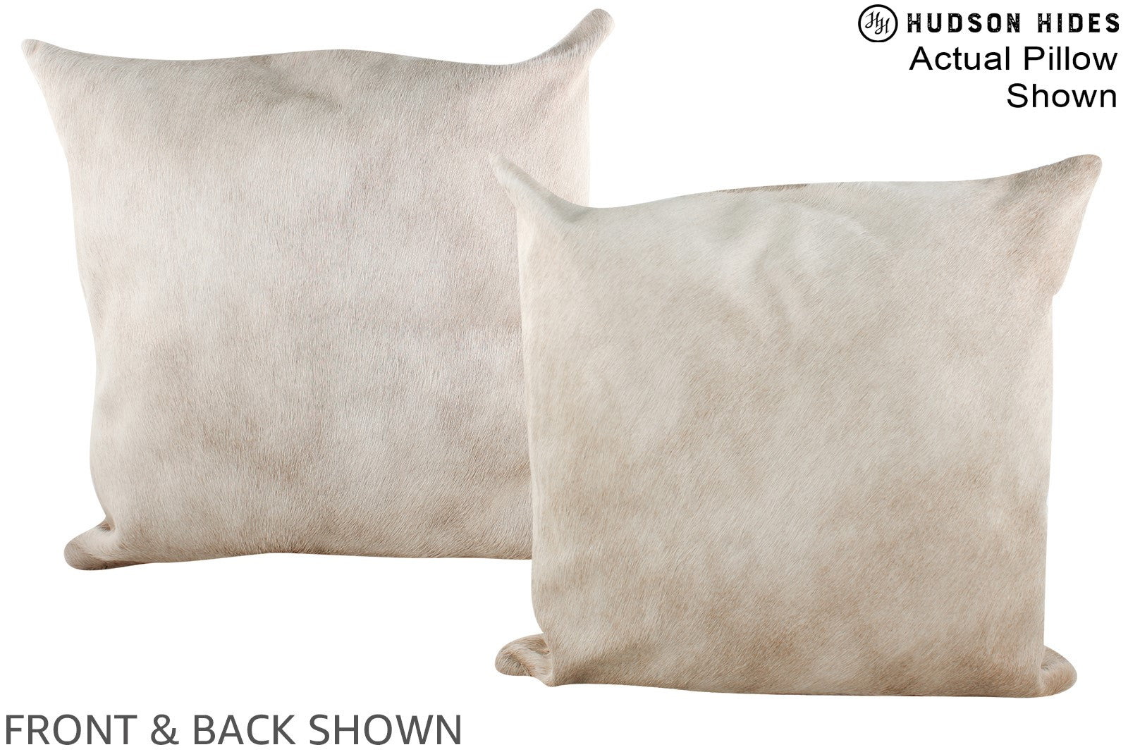 Champagne Cowhide Pillow #A15096