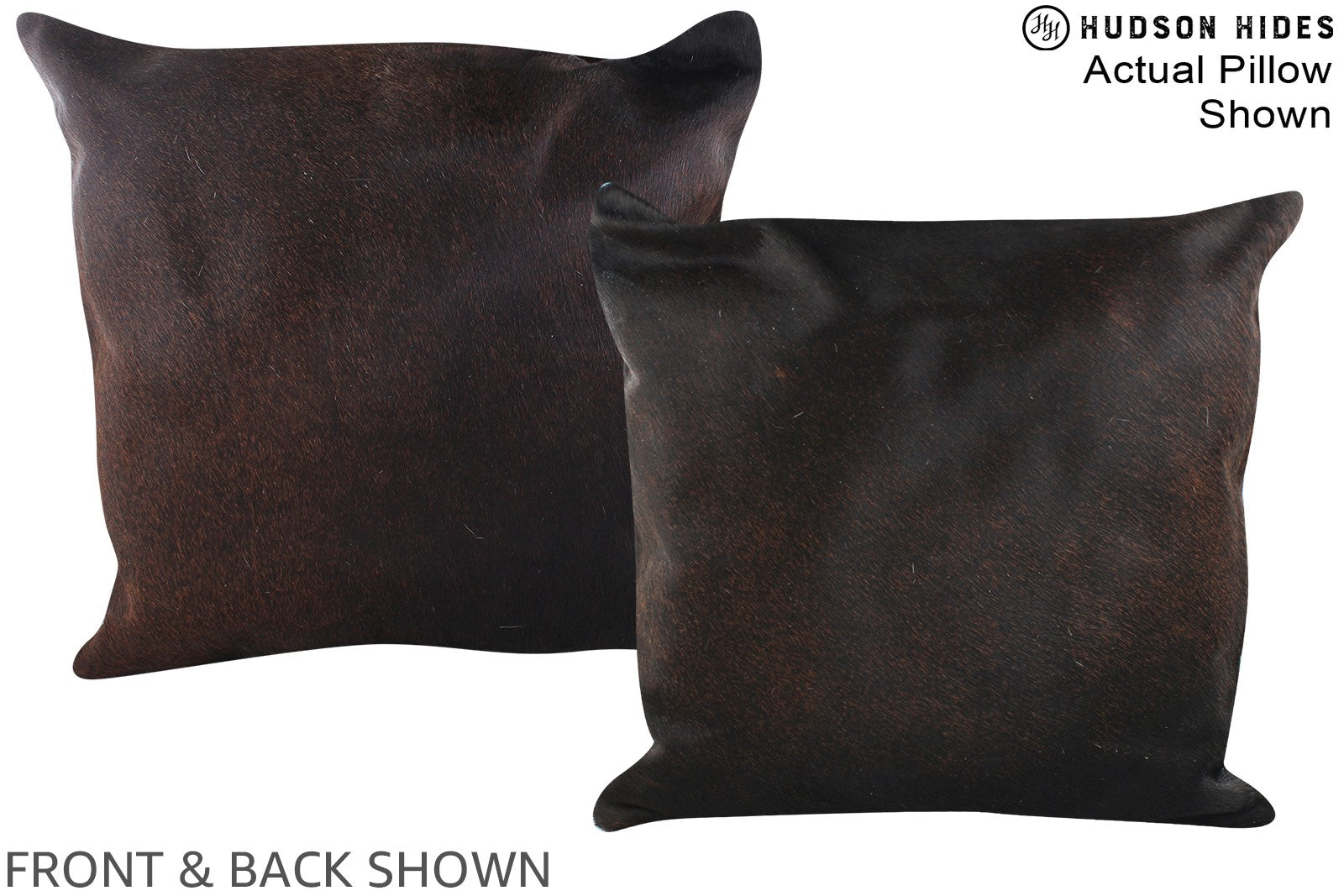 Chocolate Cowhide Pillow #A15112