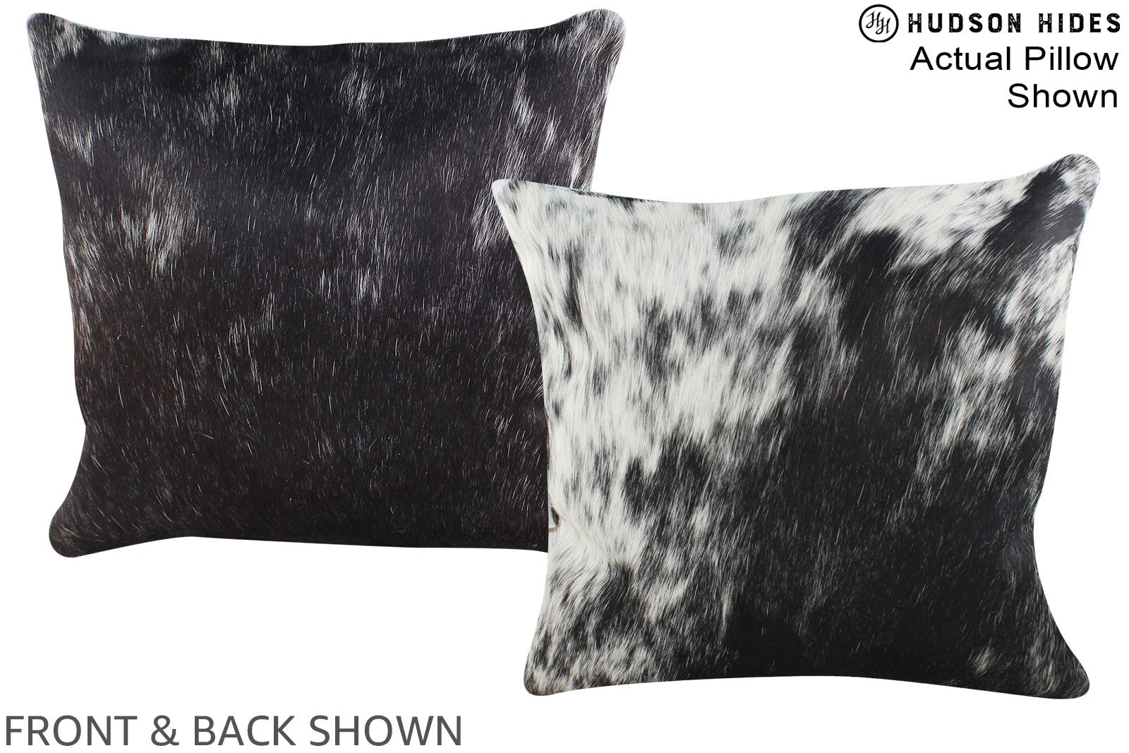 Black and White Cowhide Pillow #A15187