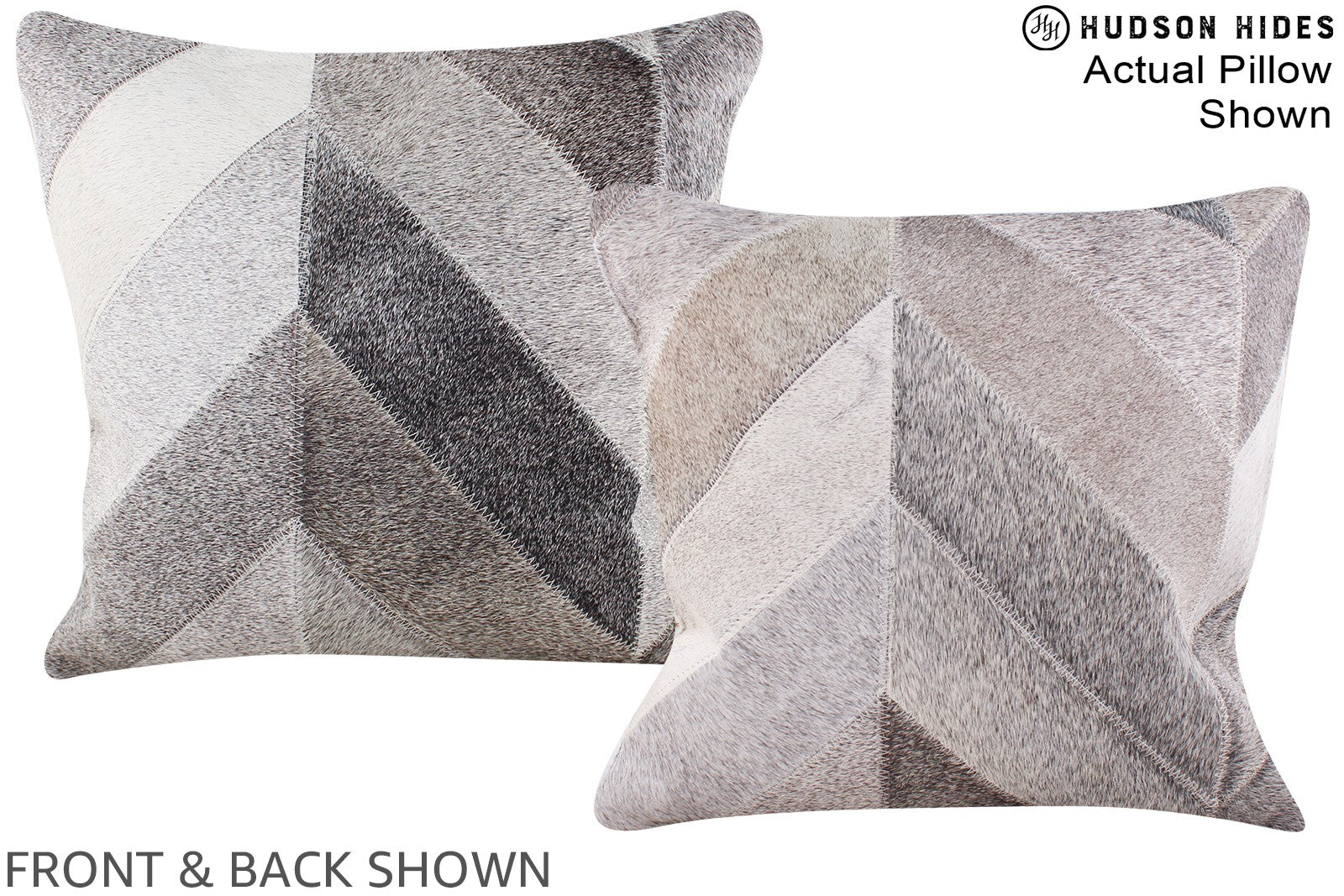 Patchwork Cowhide Pillow #A15222