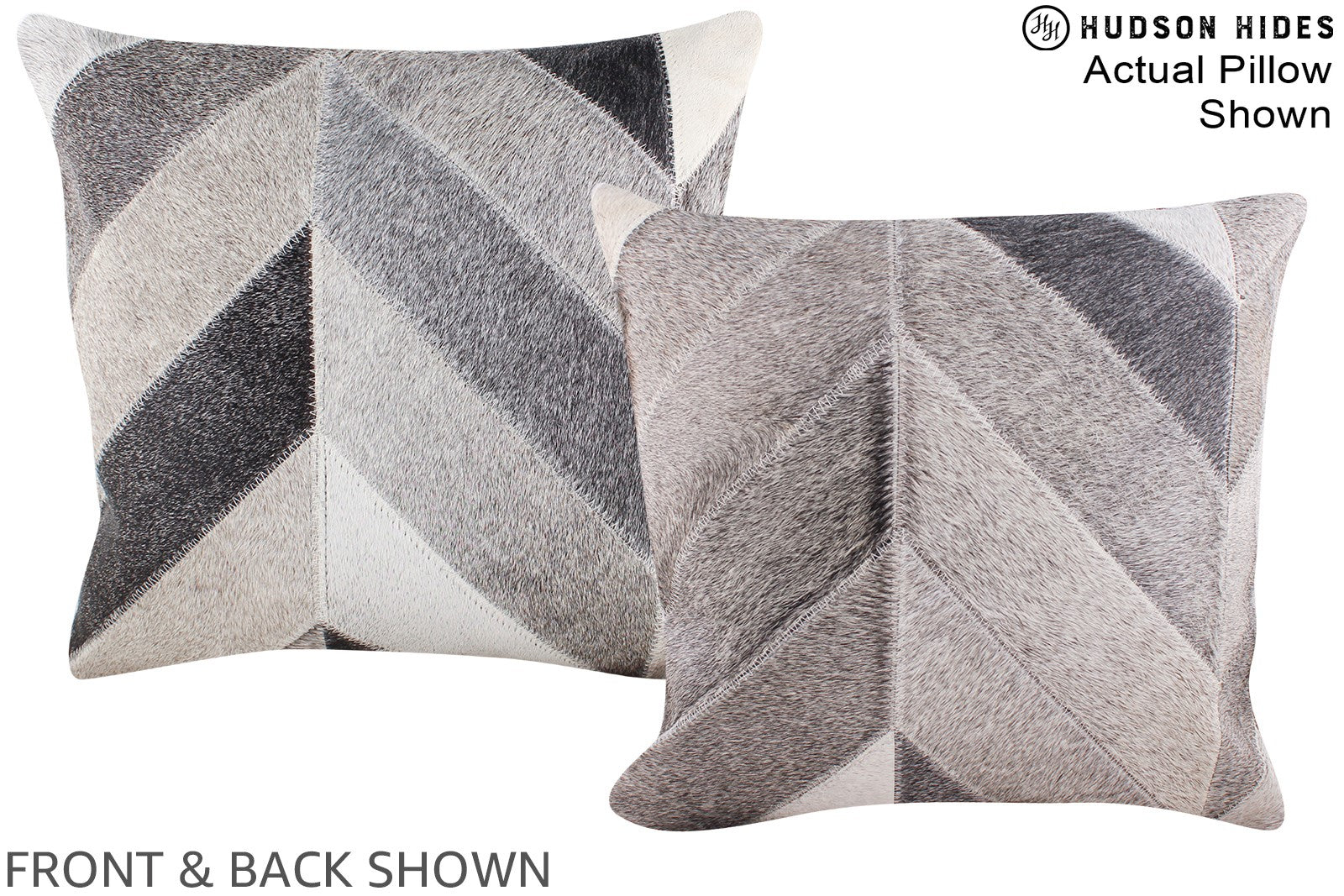 Patchwork Cowhide Pillow #A15230