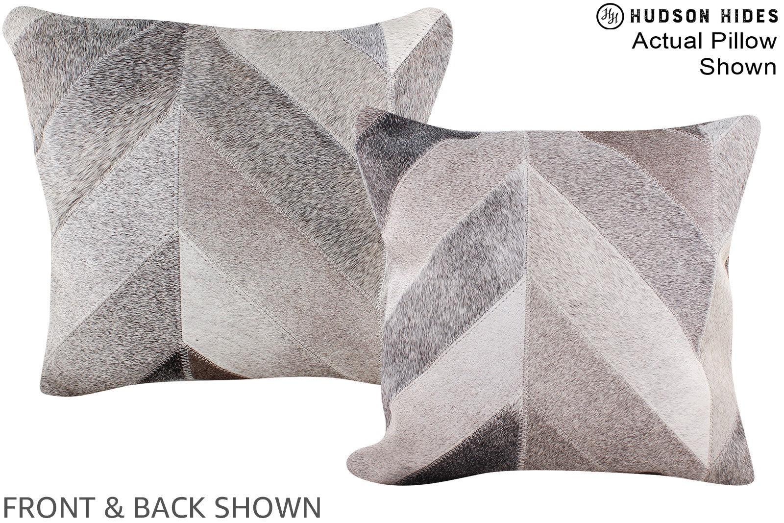 Patchwork Cowhide Pillow #A15232