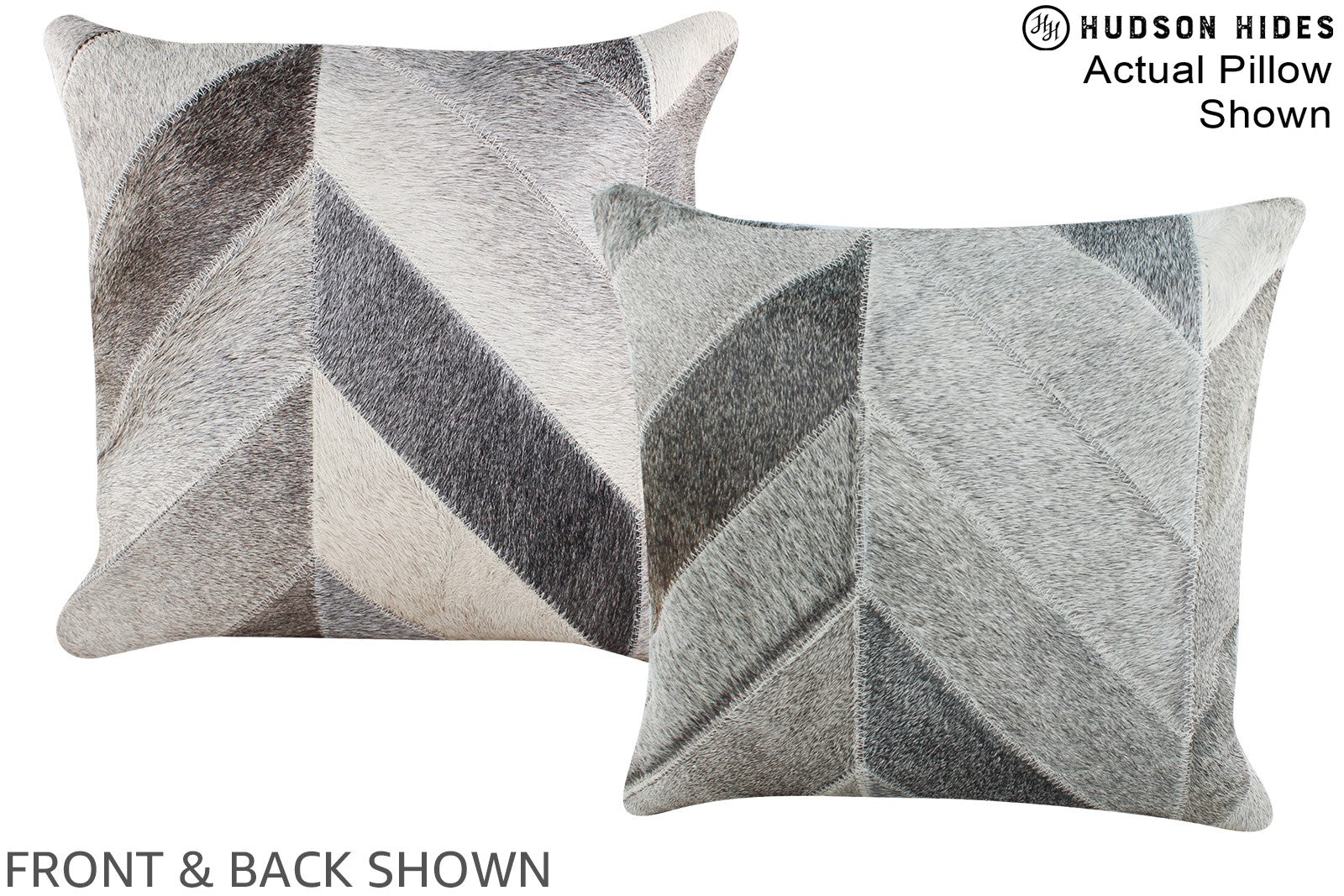 Patchwork Cowhide Pillow #A15242