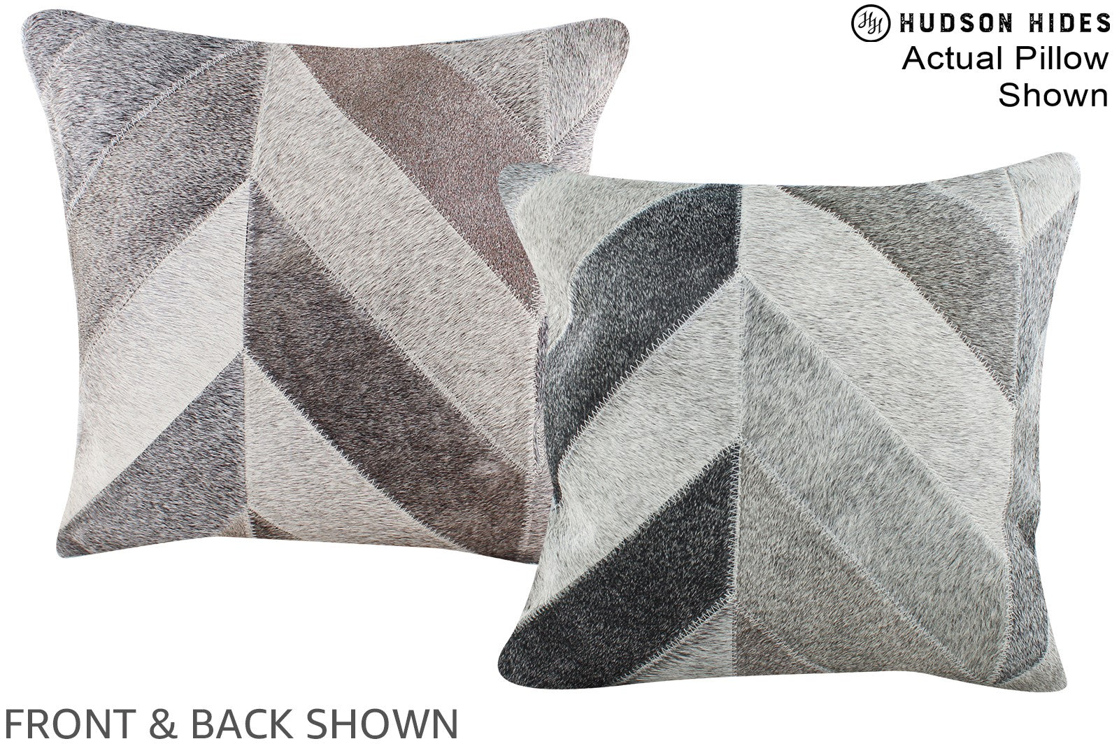 Patchwork Cowhide Pillow #A15256