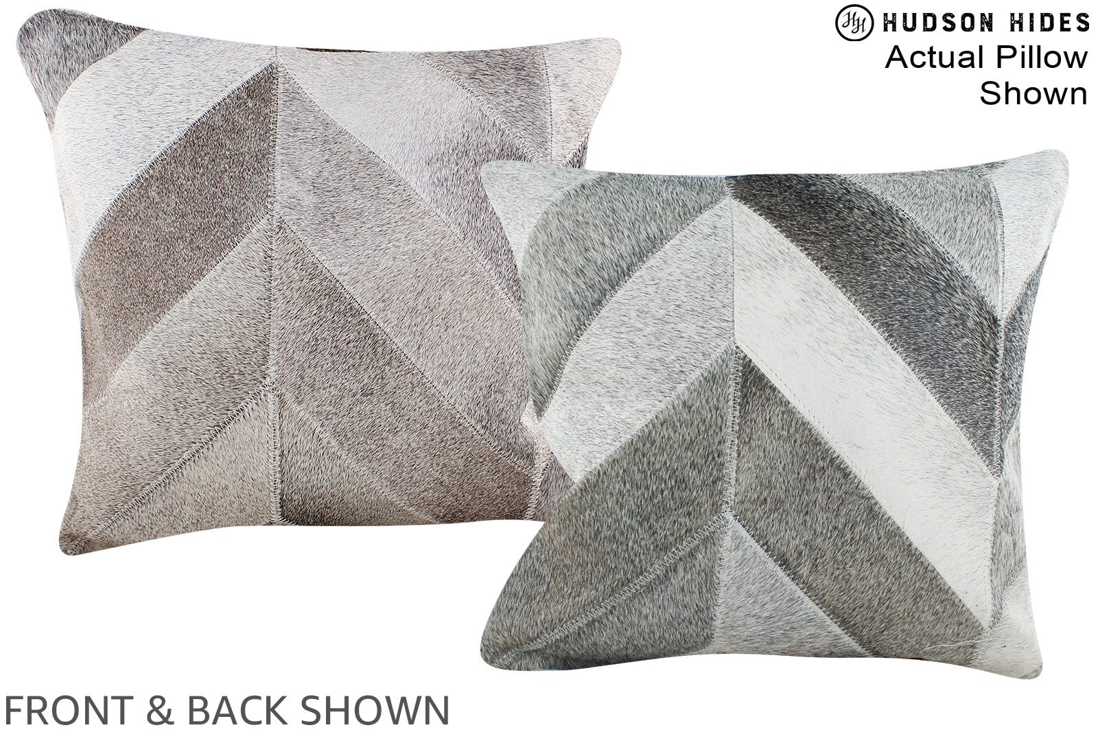 Patchwork Cowhide Pillow #A15259