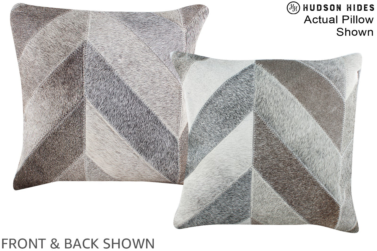 Patchwork Cowhide Pillow #A15264