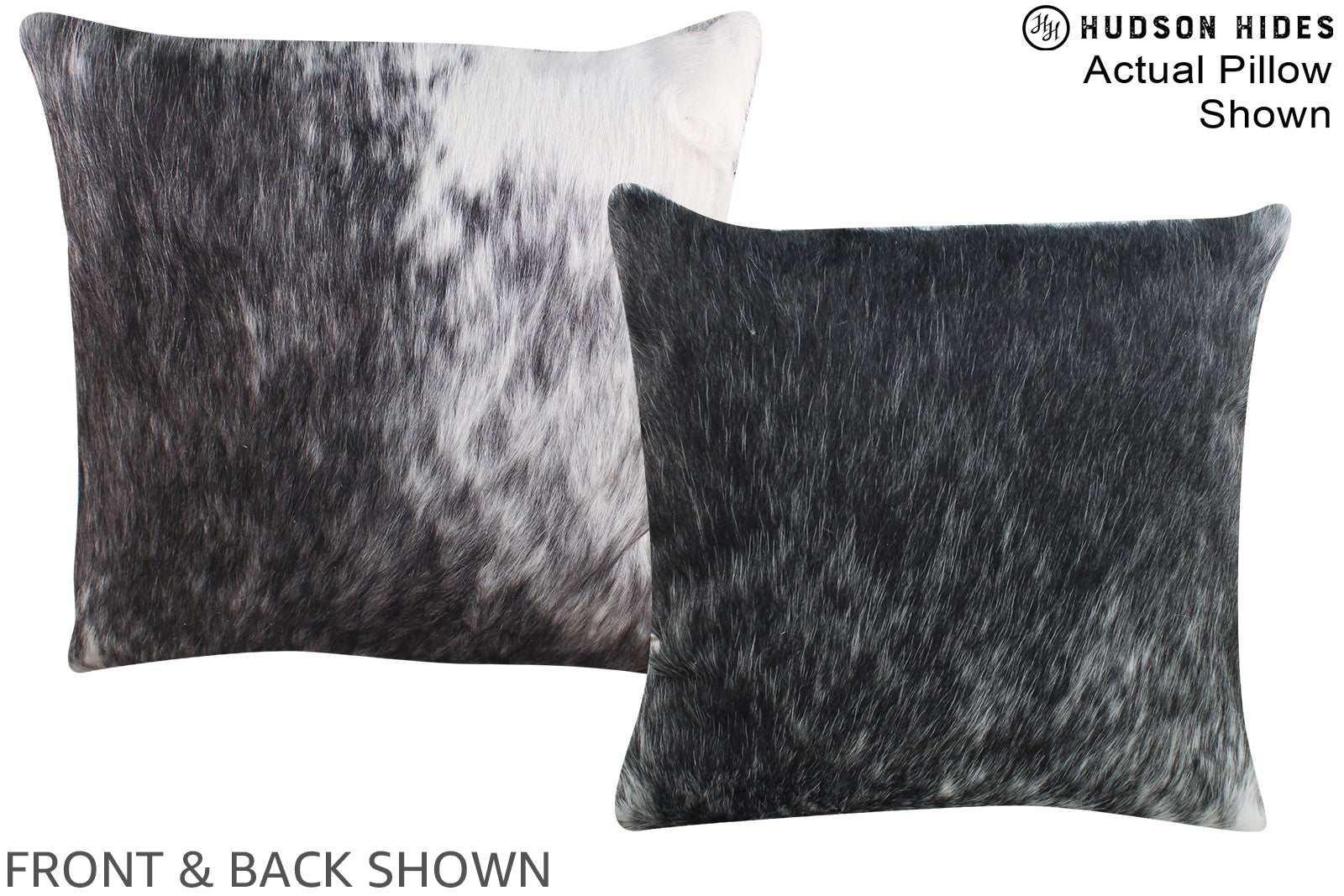 Black and White Cowhide Pillow #A15267