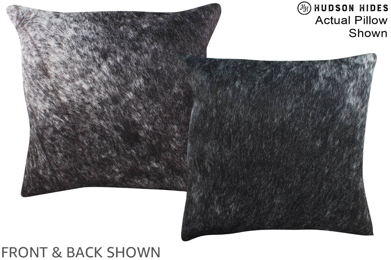 Black and White Cowhide Pillow #A15270