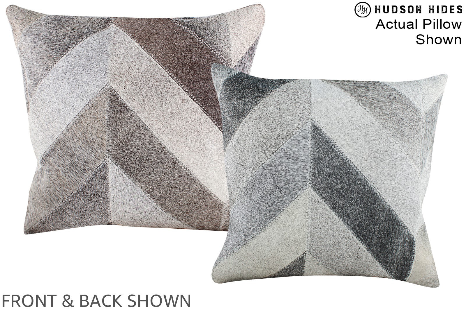 Patchwork Cowhide Pillow #A15278