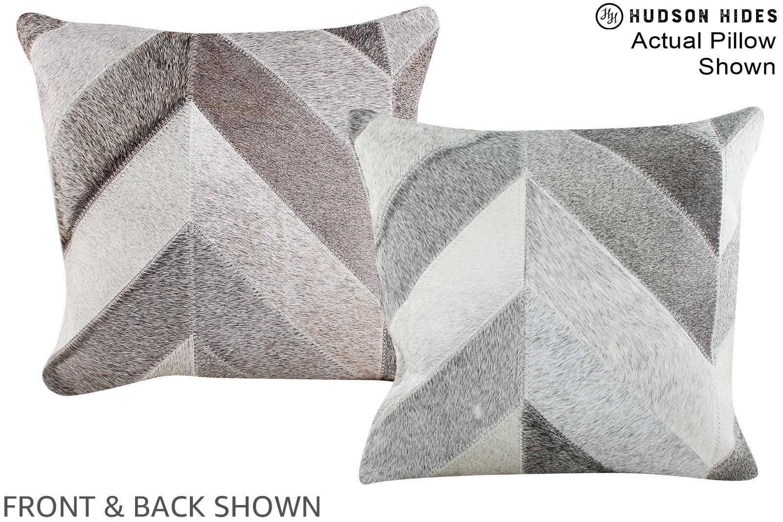 Patchwork Cowhide Pillow #A15285