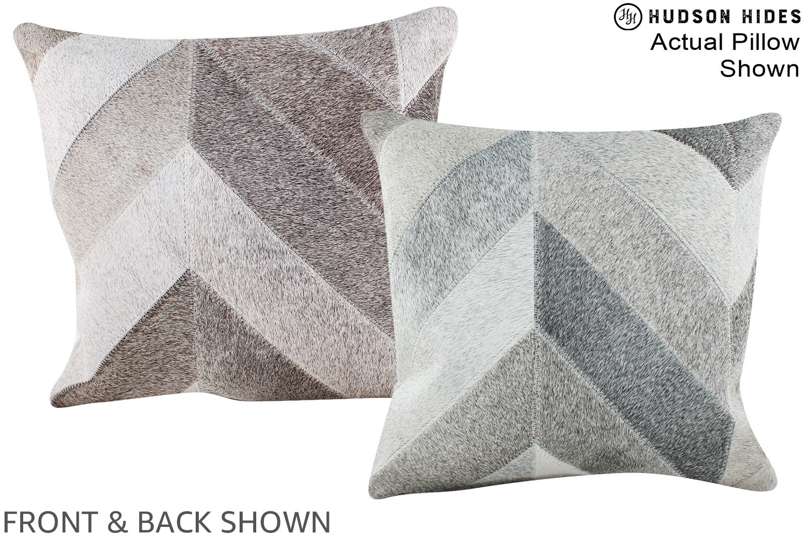 Patchwork Cowhide Pillow #A15289