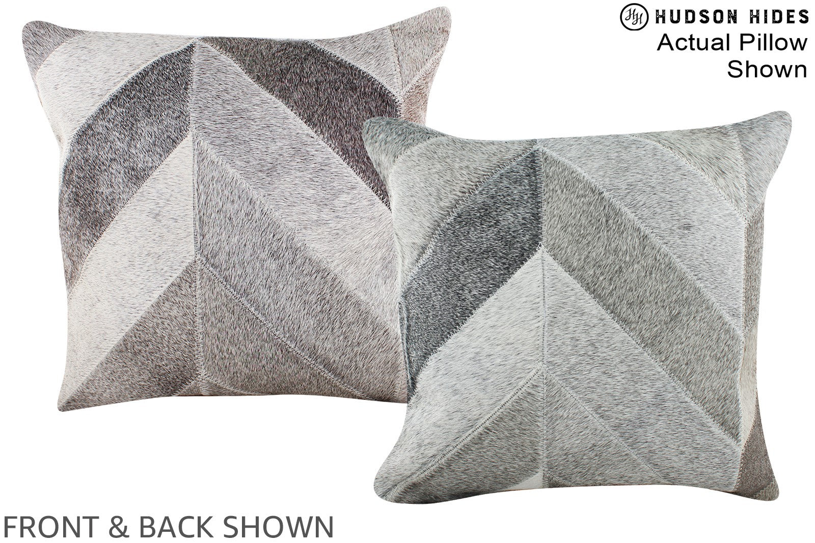 Patchwork Cowhide Pillow #A15292