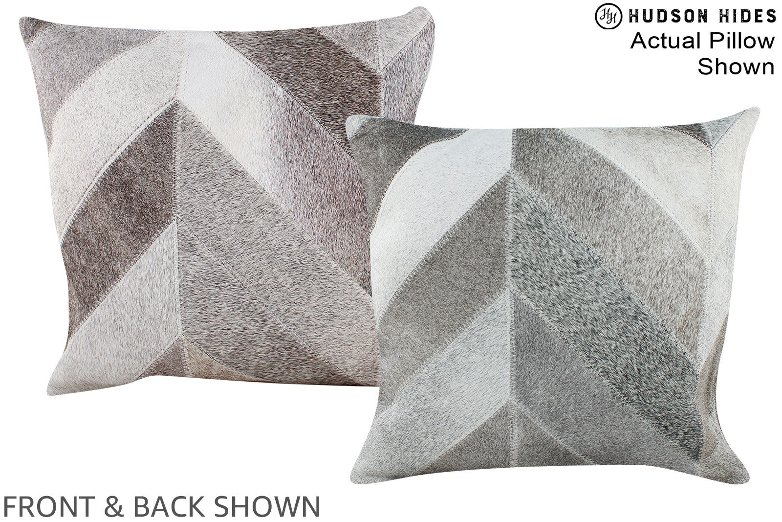 Patchwork Cowhide Pillow #A15296