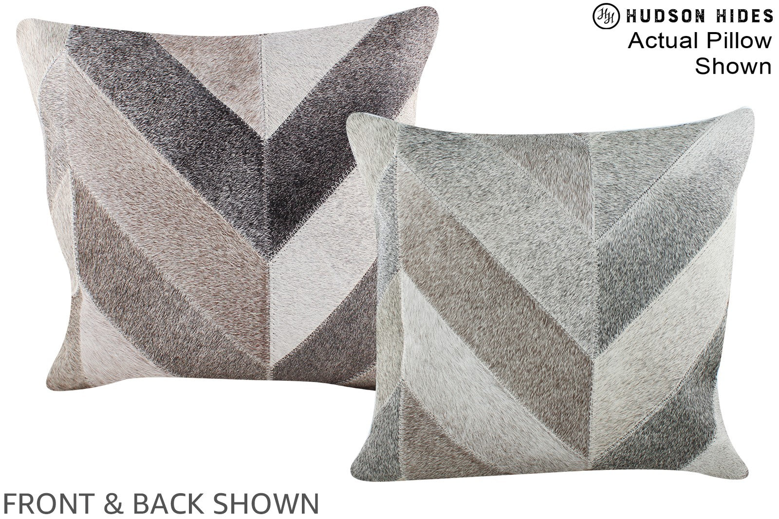 Patchwork Cowhide Pillow #A15303