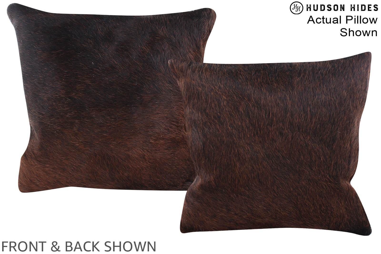 Chocolate Cowhide Pillow #A15353