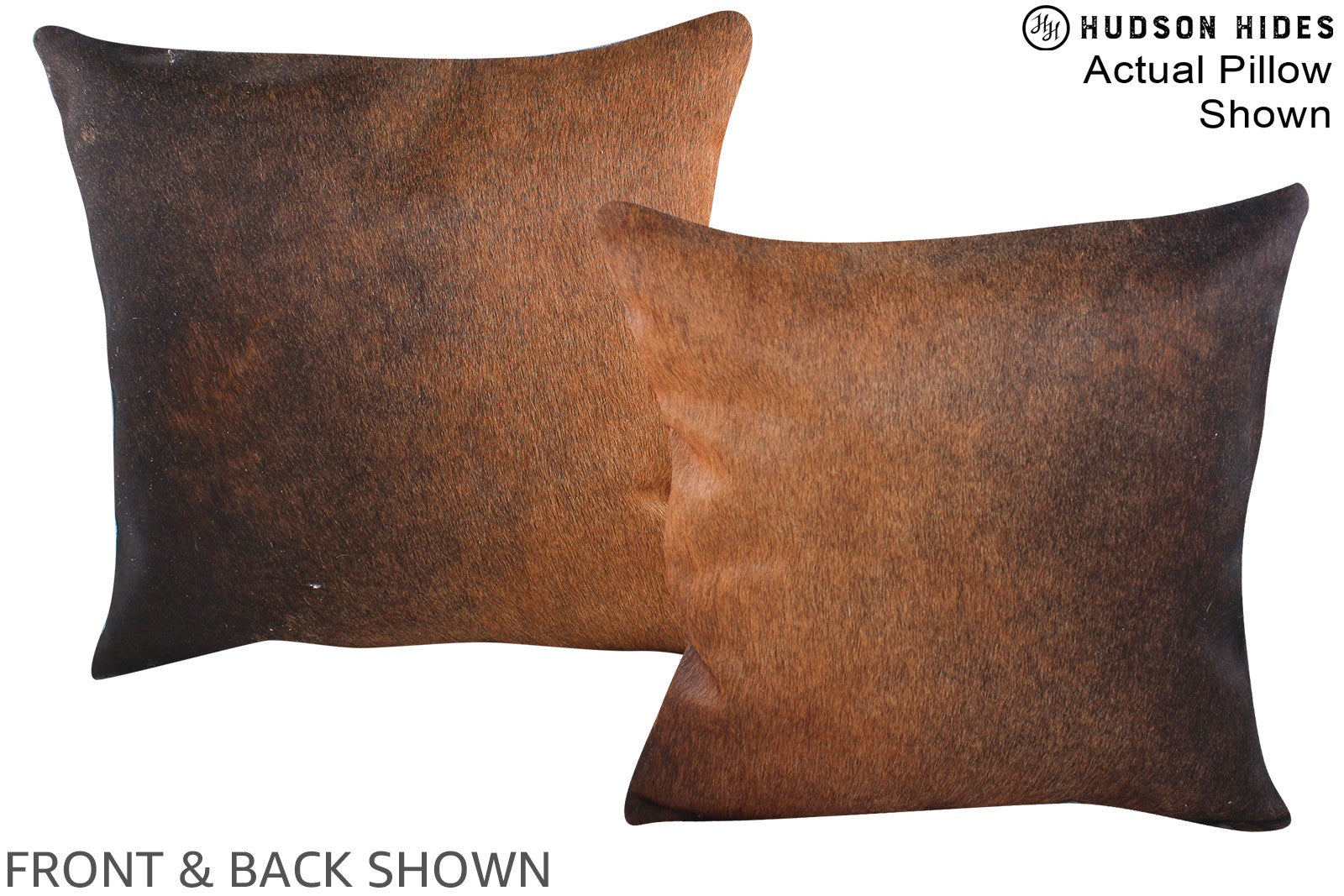 Chocolate Cowhide Pillow #A15357