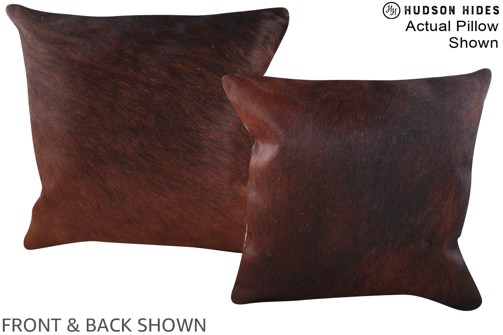 Chocolate Cowhide Pillow #A15362