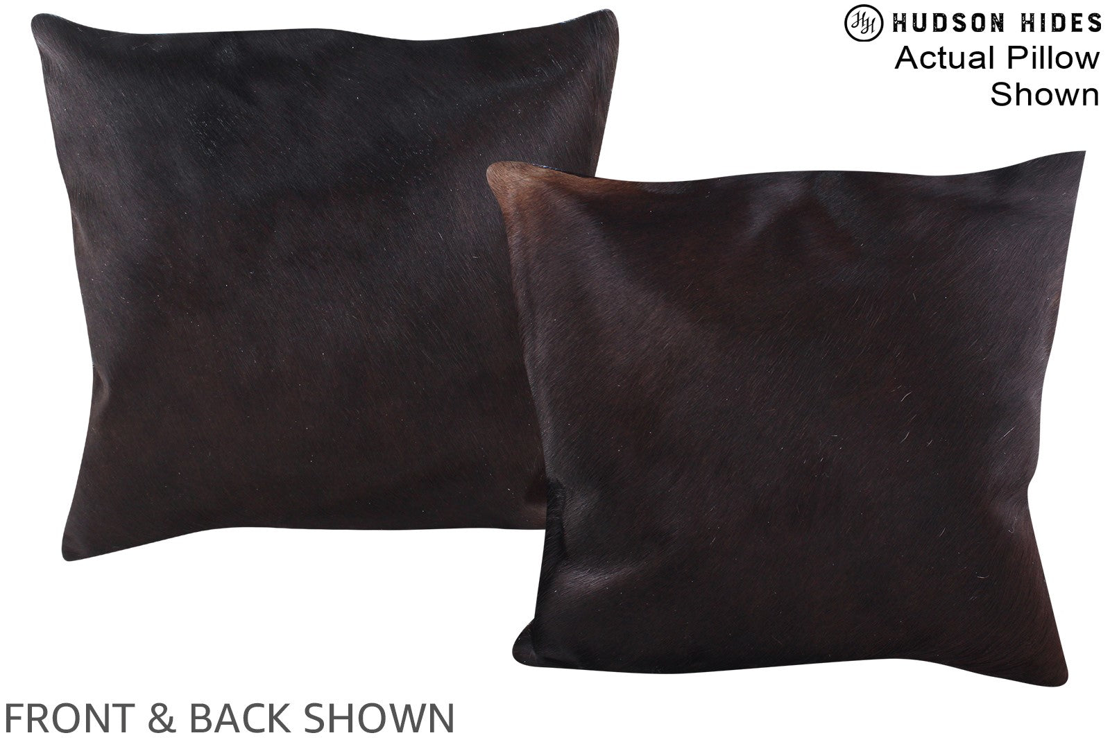 Chocolate Cowhide Pillow #A15364